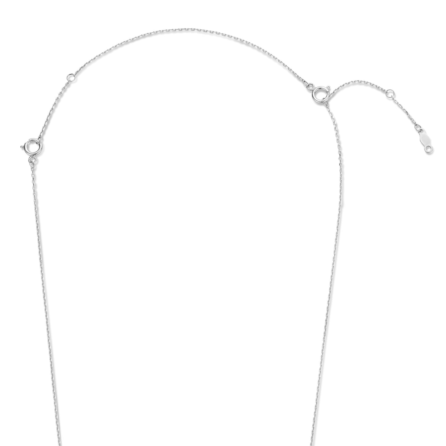 Saint Germain Nicole 14 karat white gold necklace extender -  - Isabel Bernard