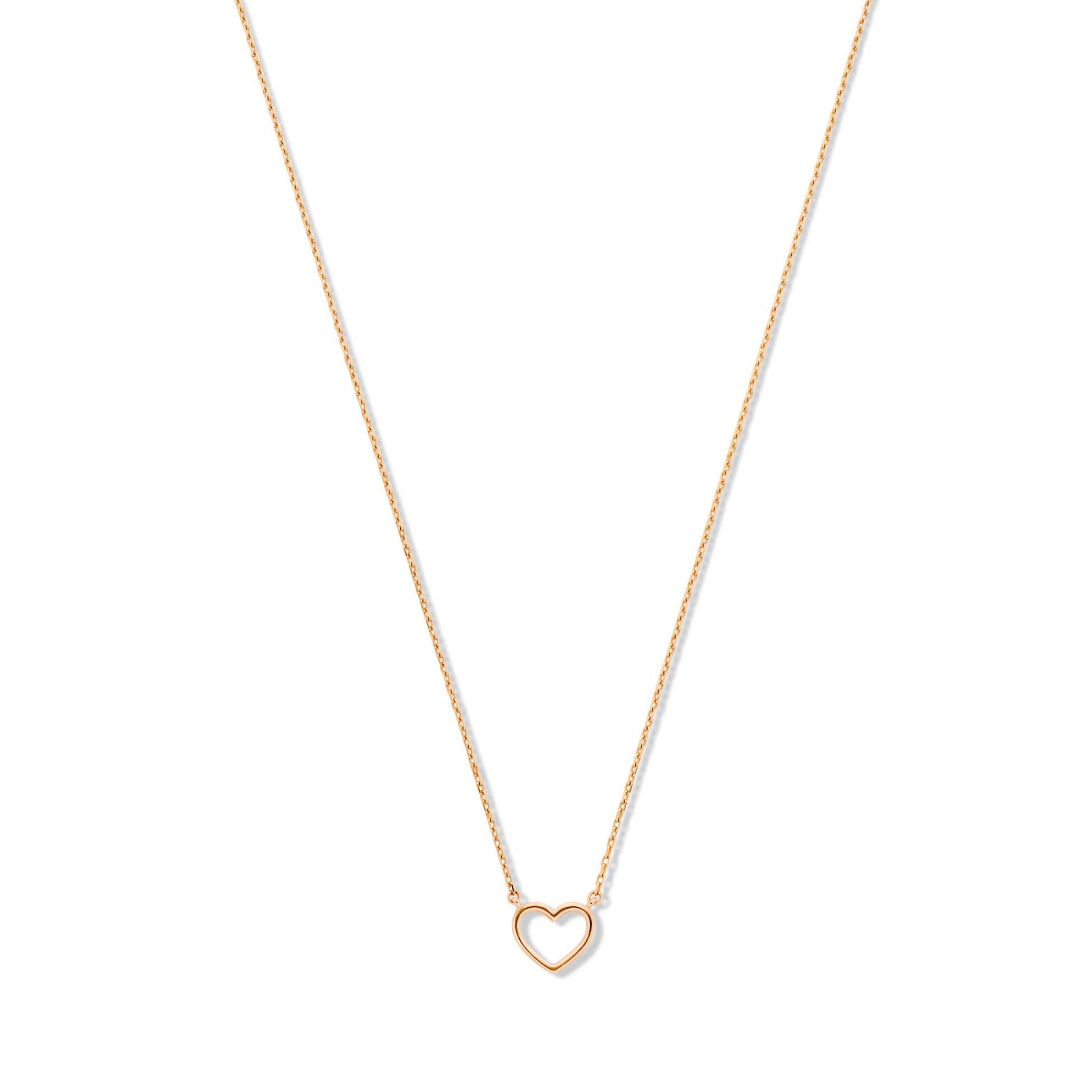 La Concorde Amore 14 karat rose gold necklace with heart -  - Isabel Bernard