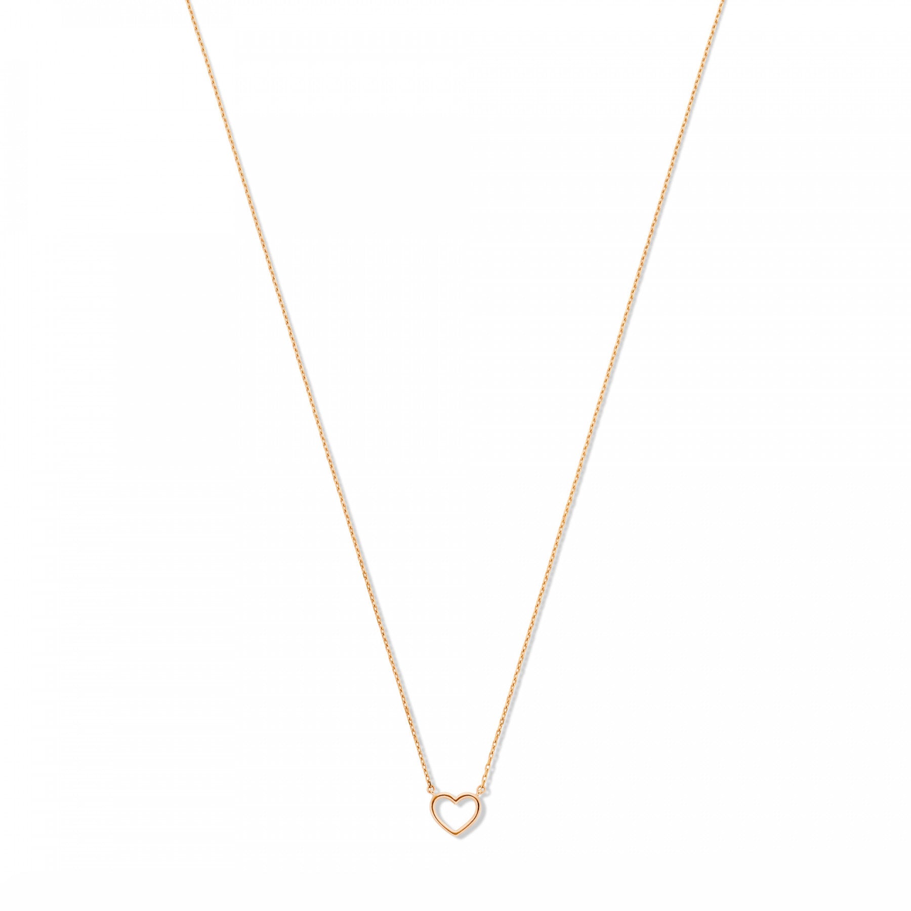 La Concorde Amore 14 karat rose gold necklace with heart -  - Isabel Bernard