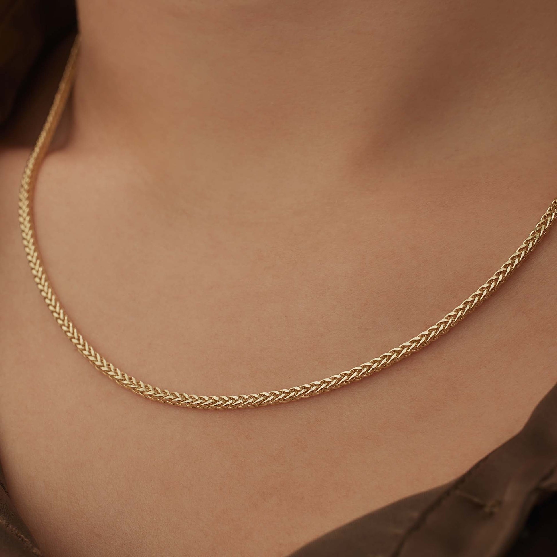 Aidee Sharla 14 karat gold link necklace -  - Isabel Bernard