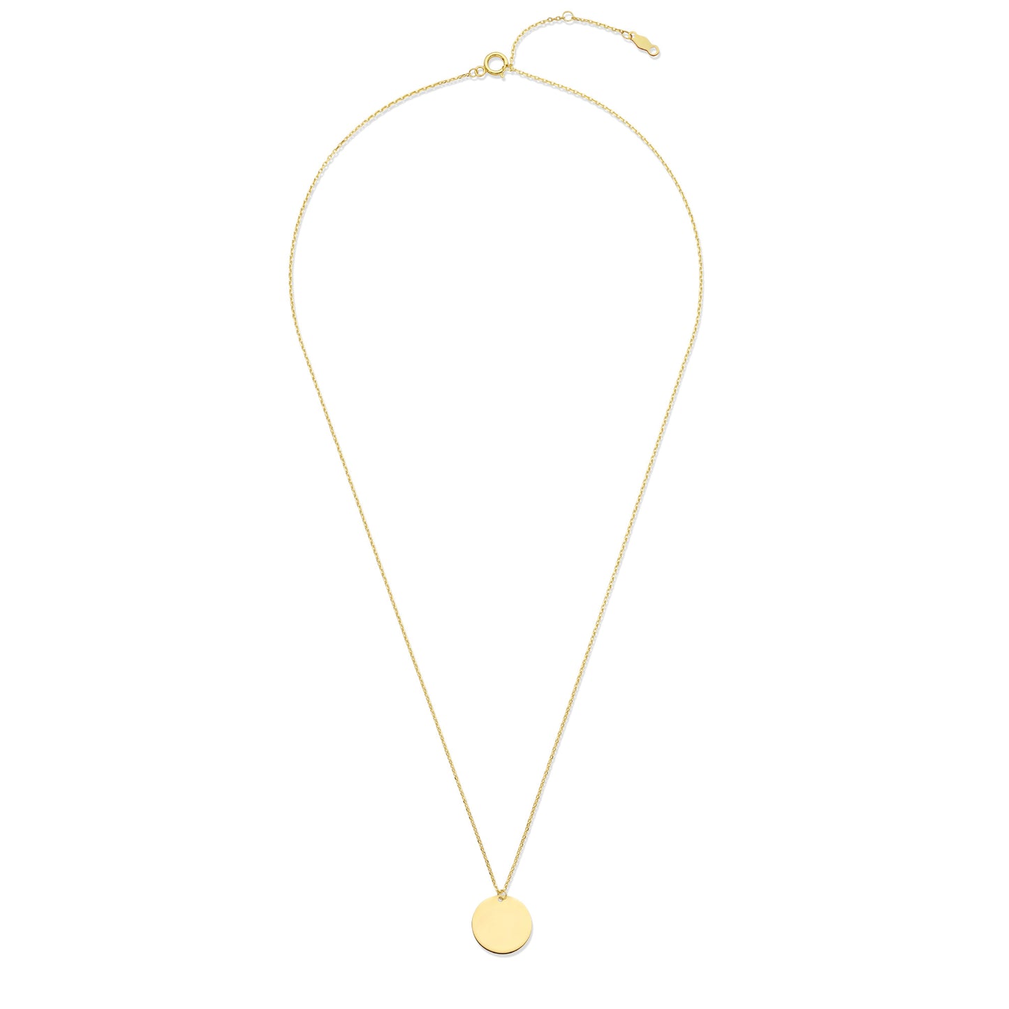 Le Marais Jeanne 14 karat gold necklace with coin -  - Isabel Bernard