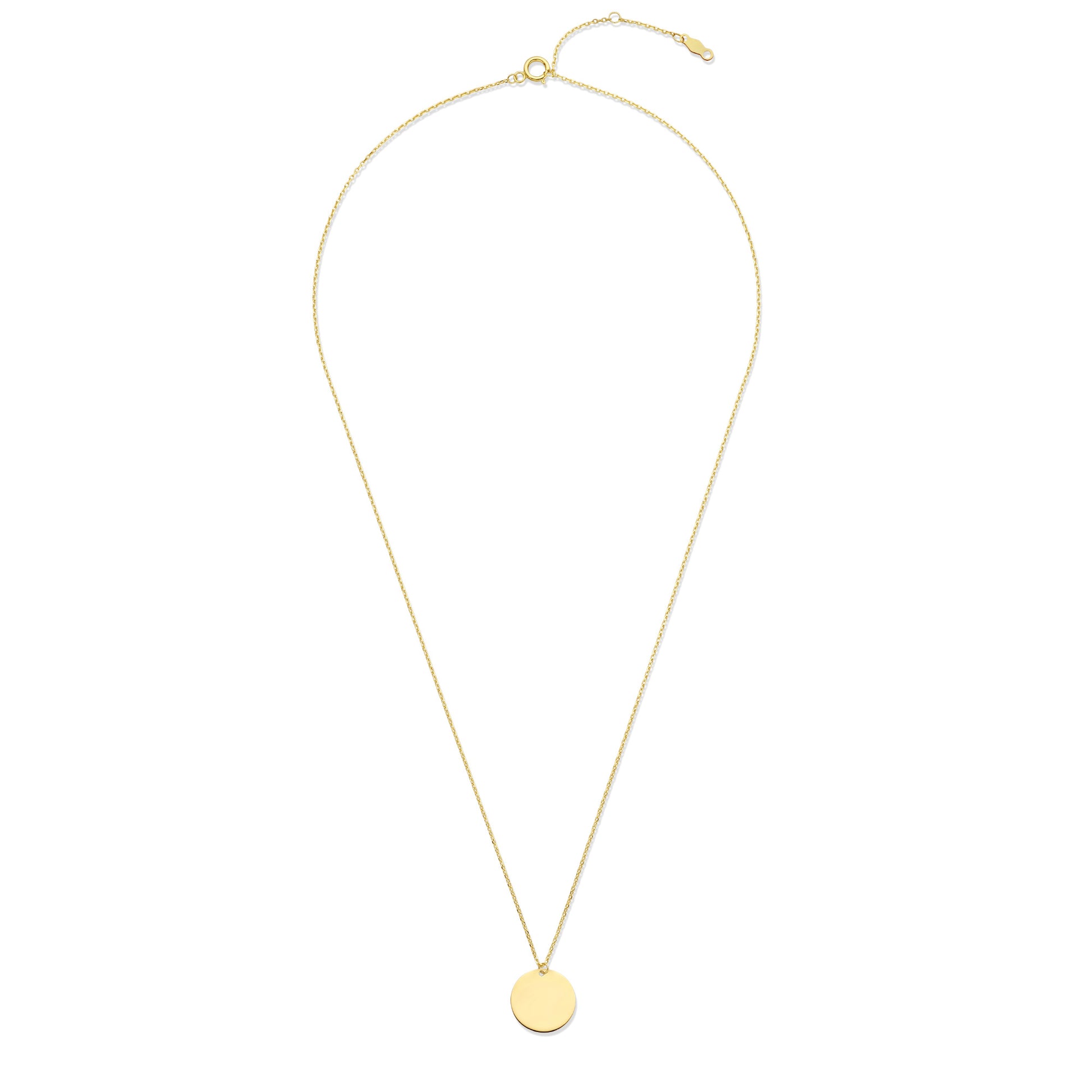 Le Marais Jeanne 14 karat gold necklace with coin -  - Isabel Bernard