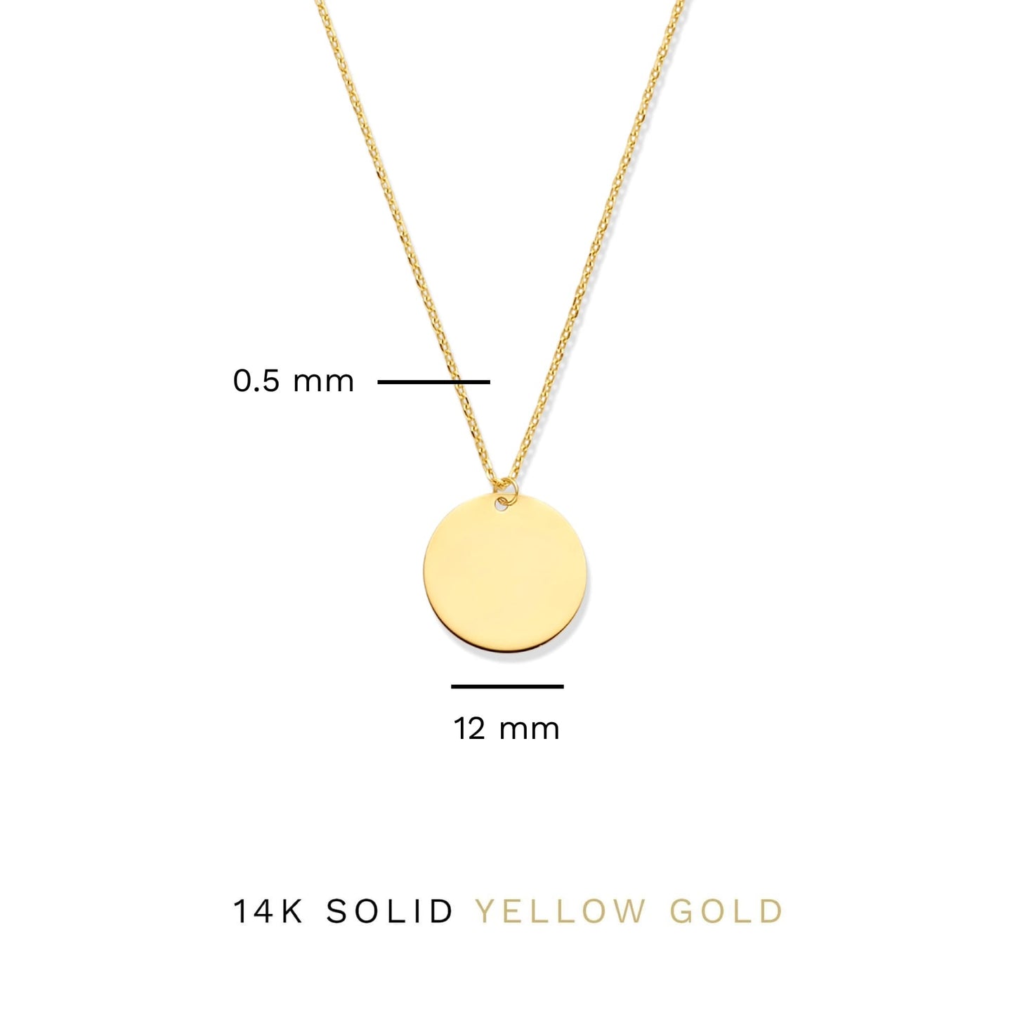 Le Marais Jeanne 14 karat gold necklace with coin -  - Isabel Bernard