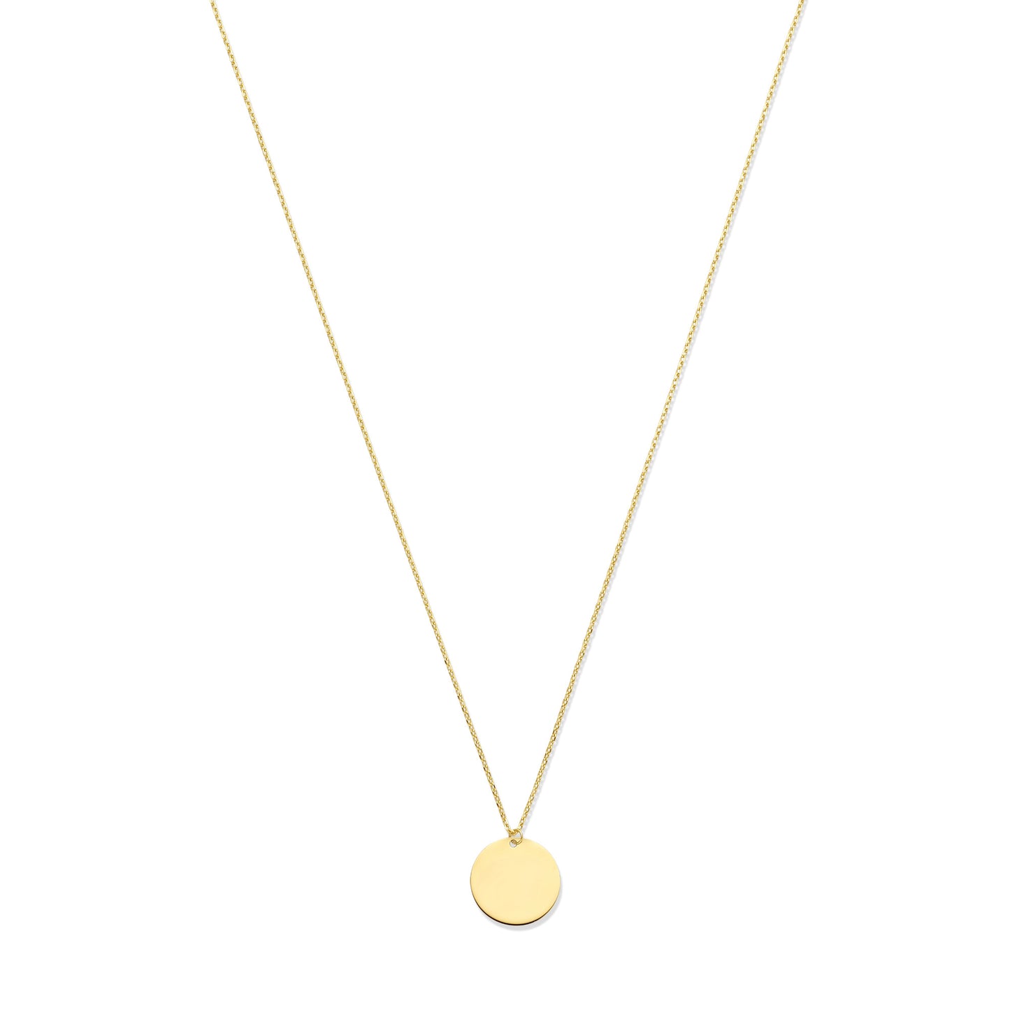 Le Marais Jeanne 14 karat gold necklace with coin -  - Isabel Bernard