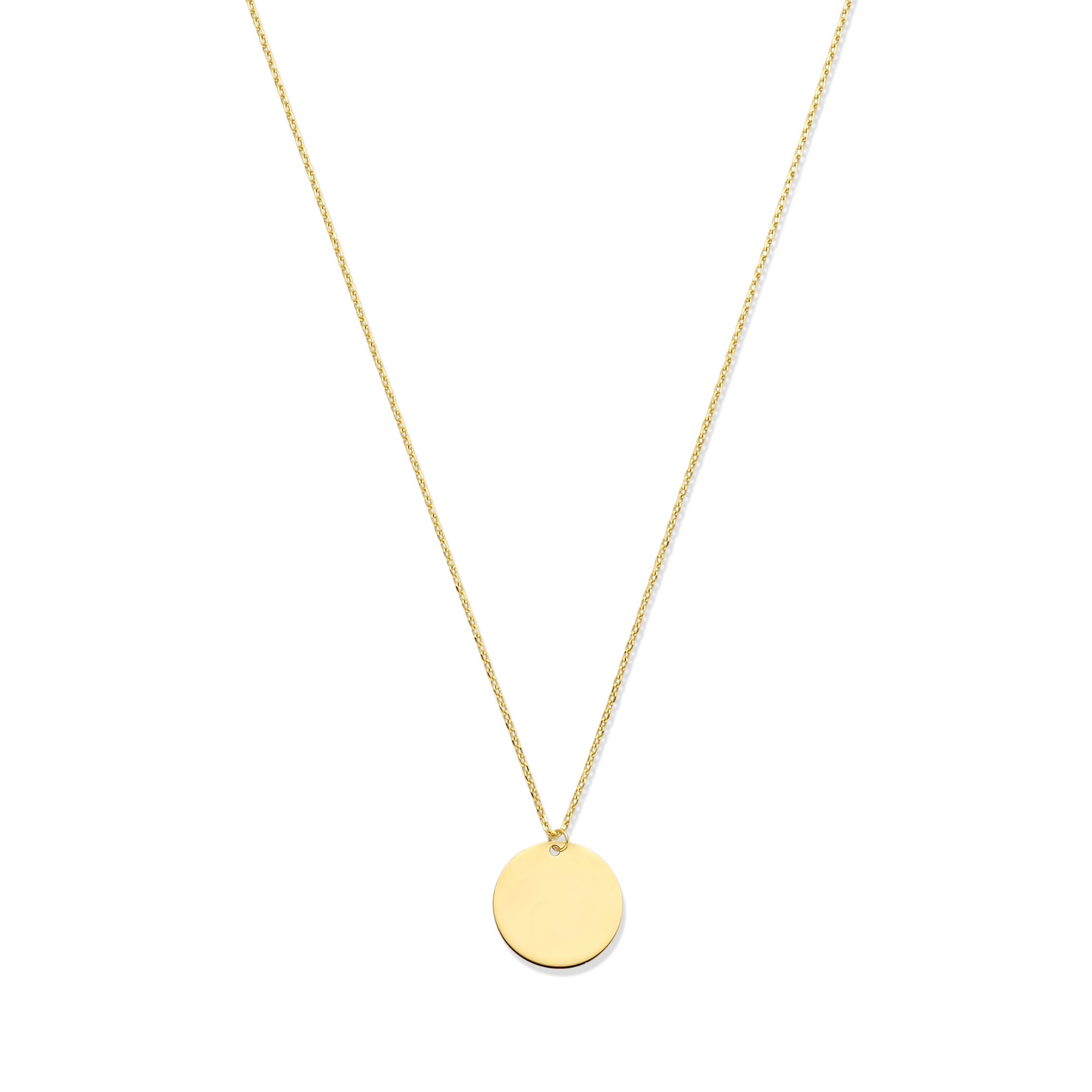 Le Marais Jeanne 14 karat gold necklace with coin -  - Isabel Bernard