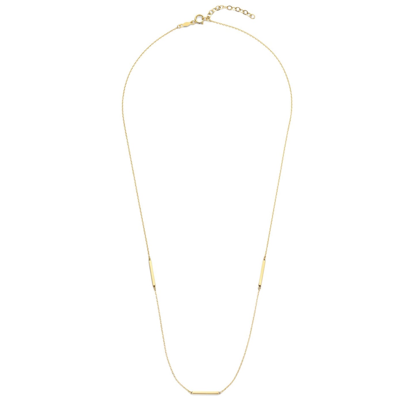 Le Marais Jolie 14 karat gold necklace with 3 rods -  - Isabel Bernard