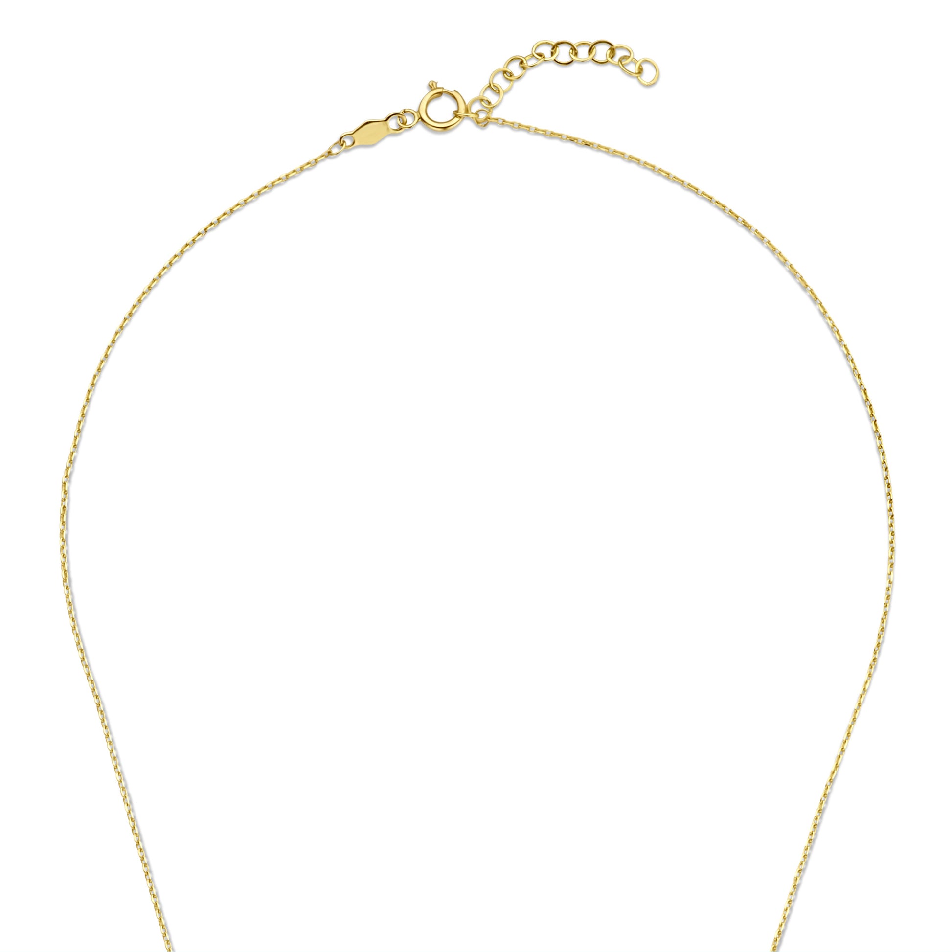 Le Marais Alice 14 karat gold necklace with 2 rods -  - Isabel Bernard