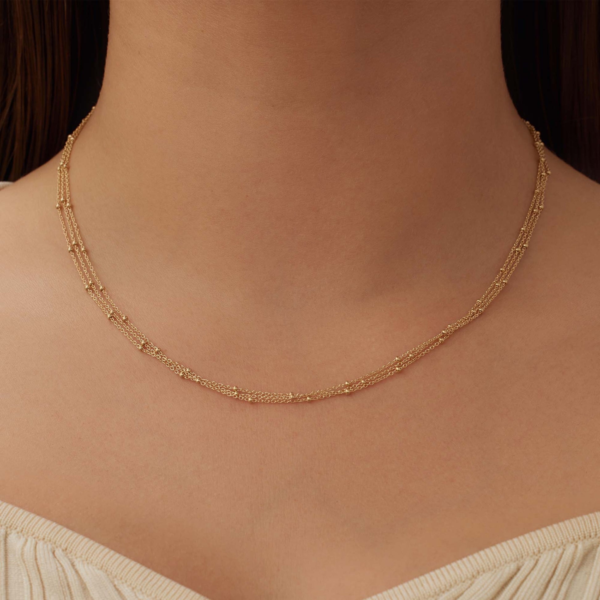 Belleville Celestiel 14 karat gold necklace -  - Isabel Bernard