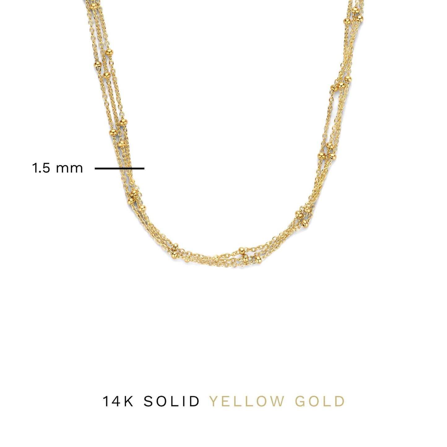 Belleville Celestiel 14 karat gold necklace -  - Isabel Bernard