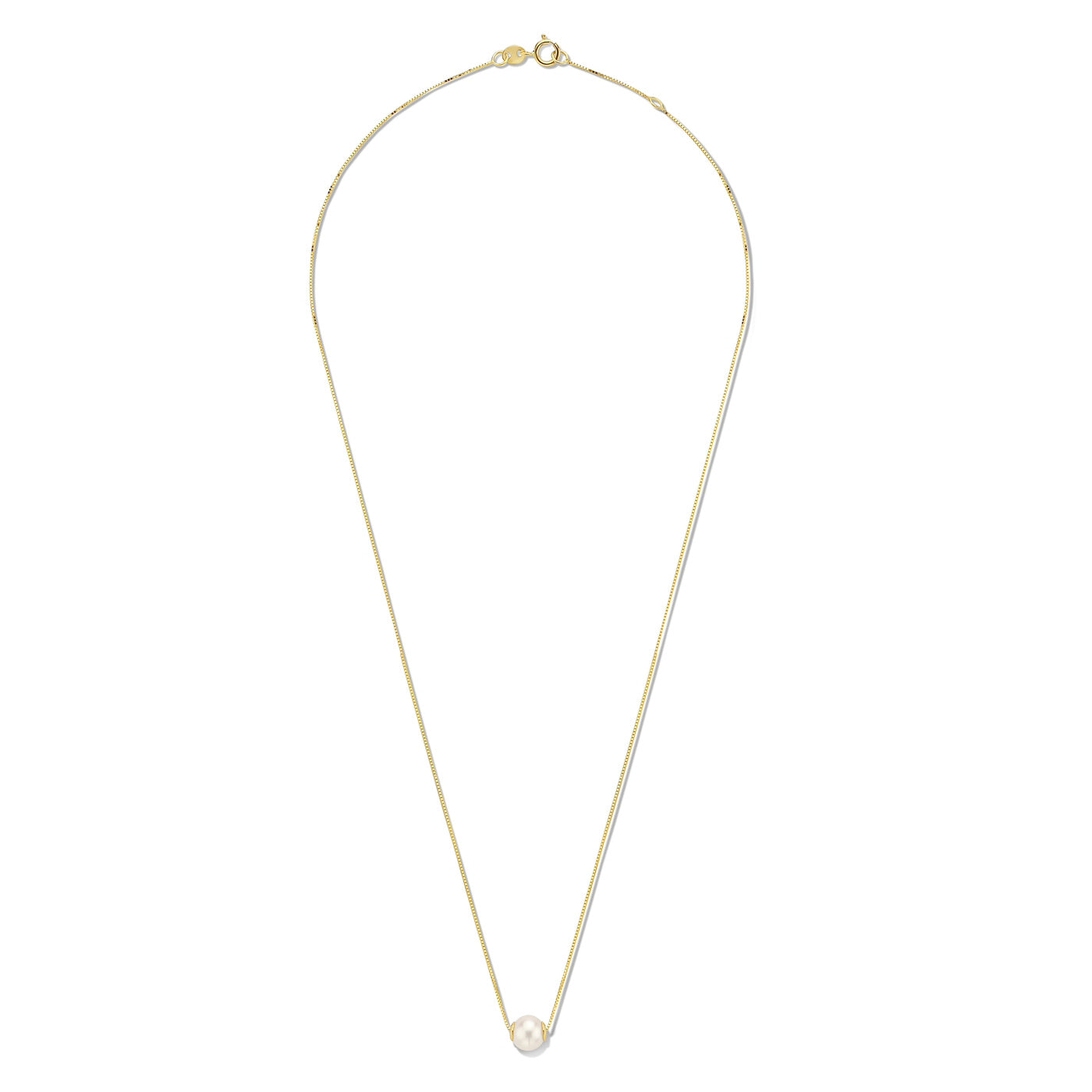 Belleville Luna 14 karat gold necklace with freshwater pearl -  - Isabel Bernard