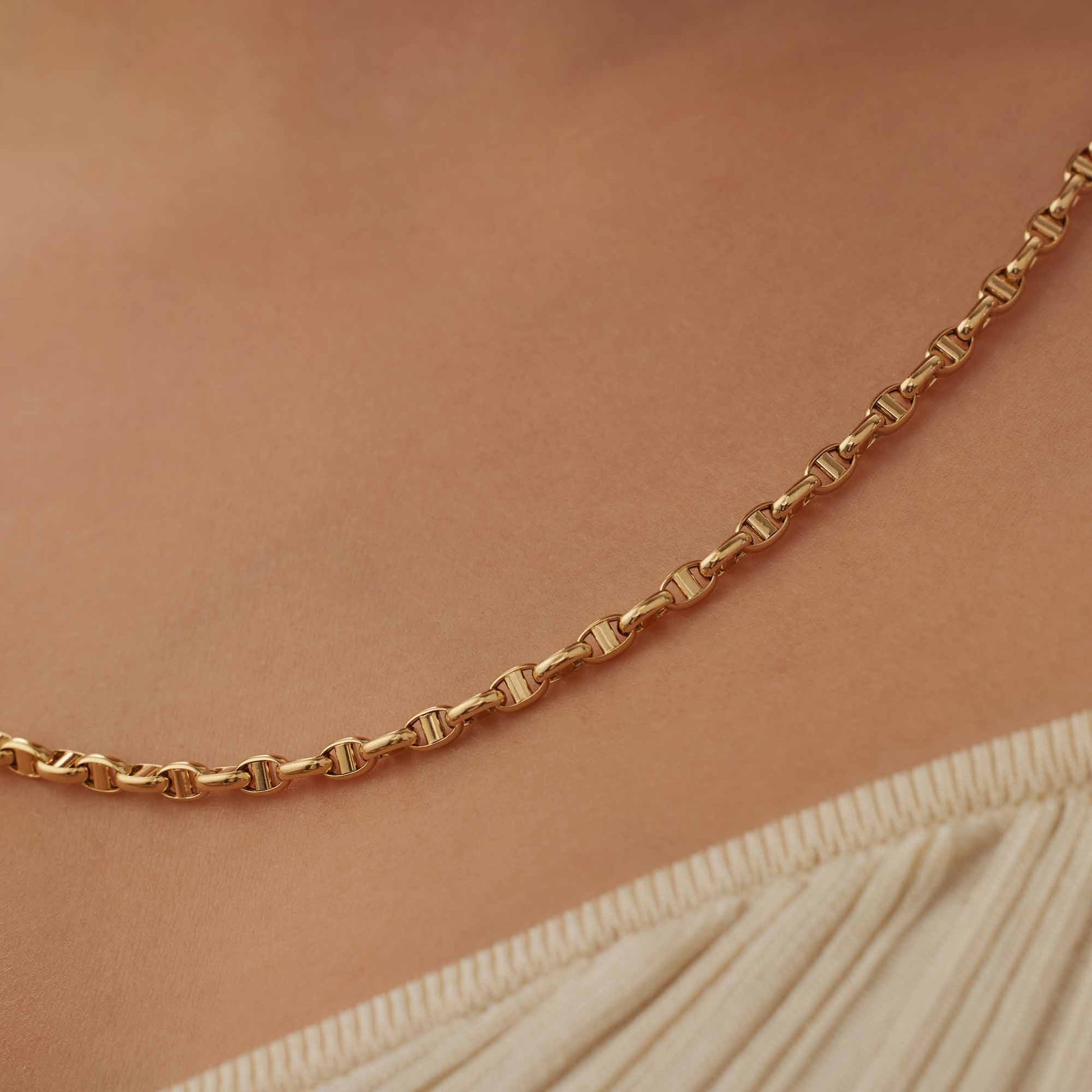 Aidee Adaline 14 karat gold link necklace -  - Isabel Bernard