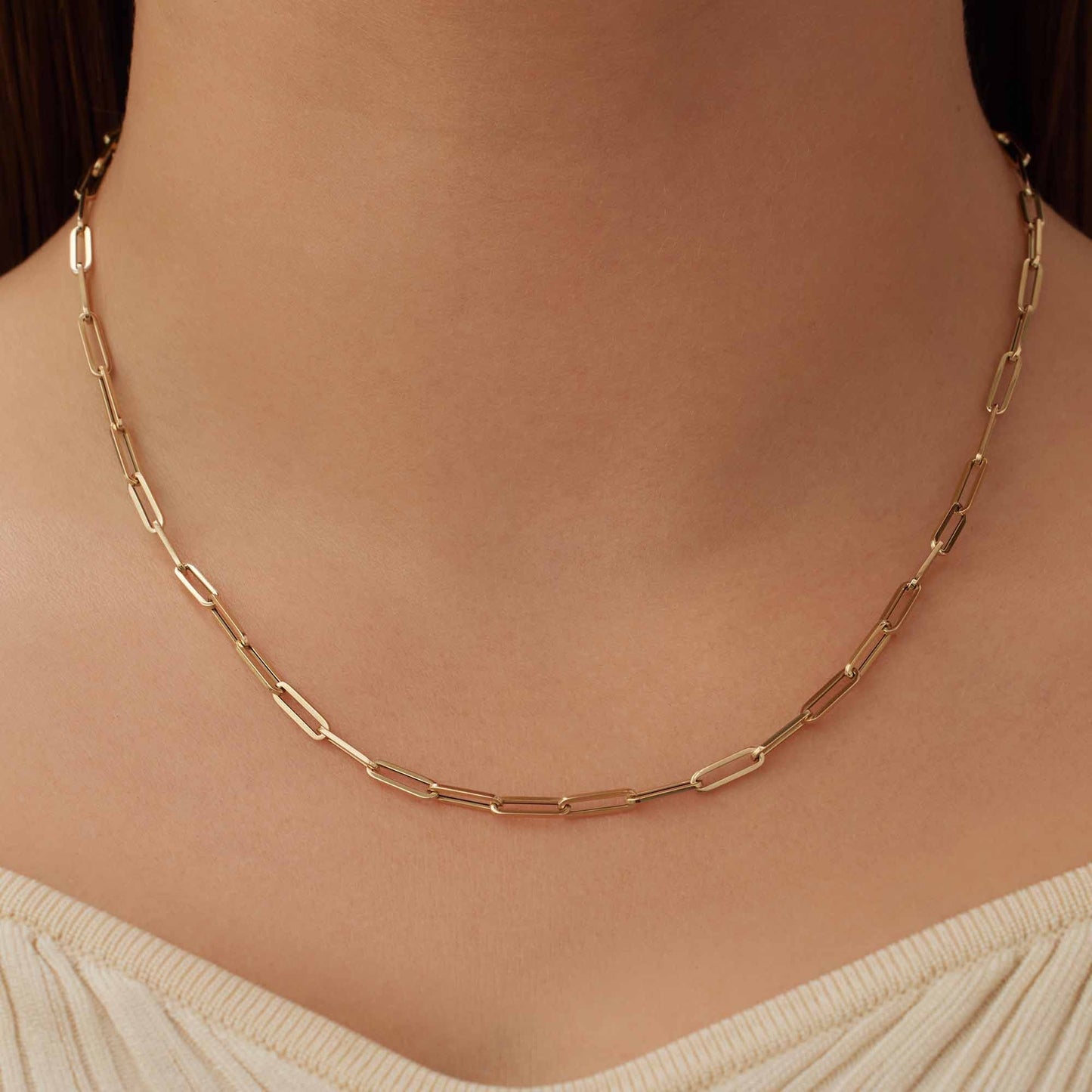 Aidee Odile 14 karat gold link necklace -  - Isabel Bernard