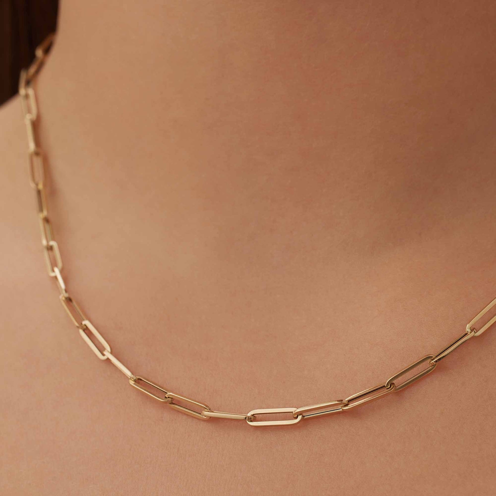 Aidee Odile 14 karat gold link necklace -  - Isabel Bernard