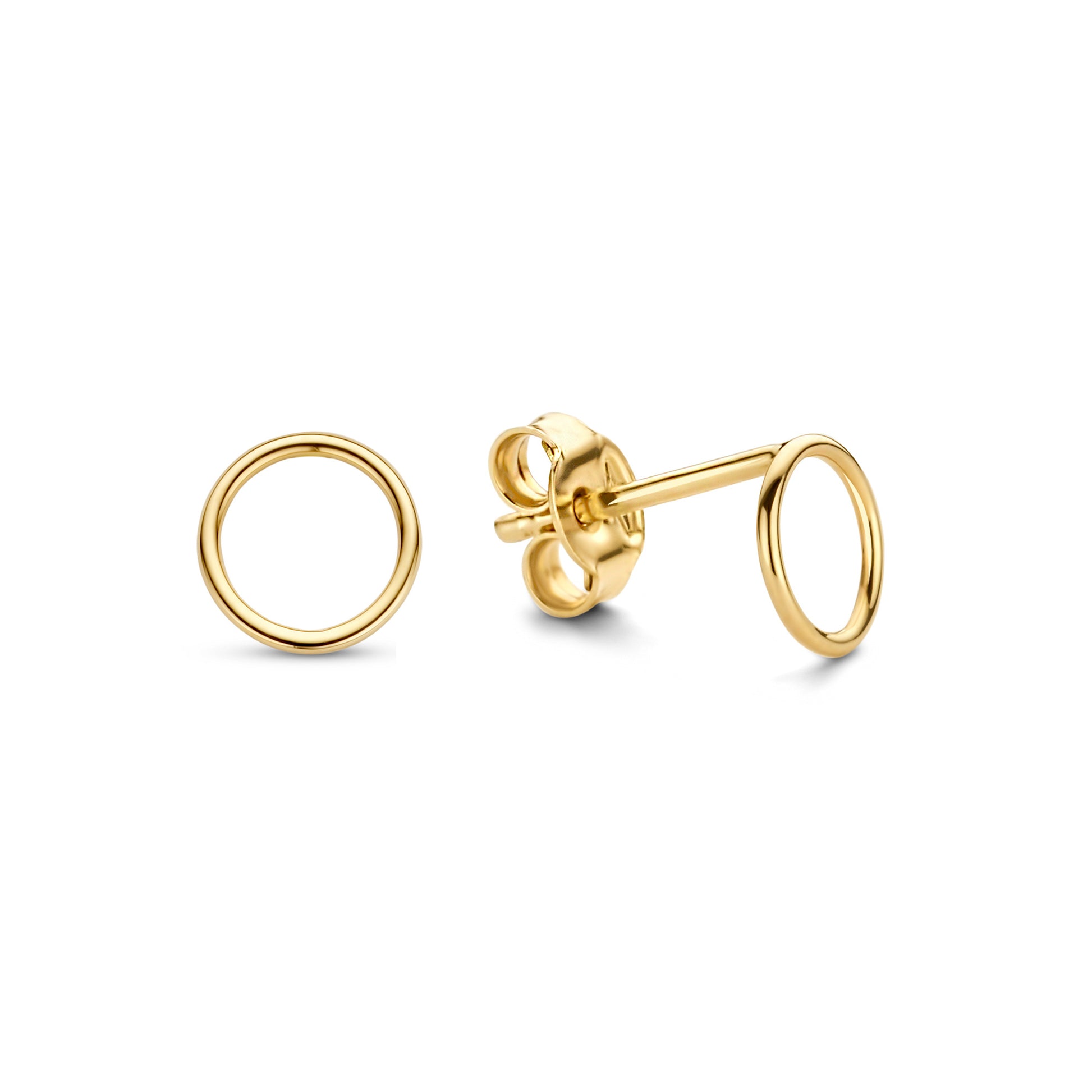 Belleville Anna 14 karat gold earrings with rings -  - Isabel Bernard