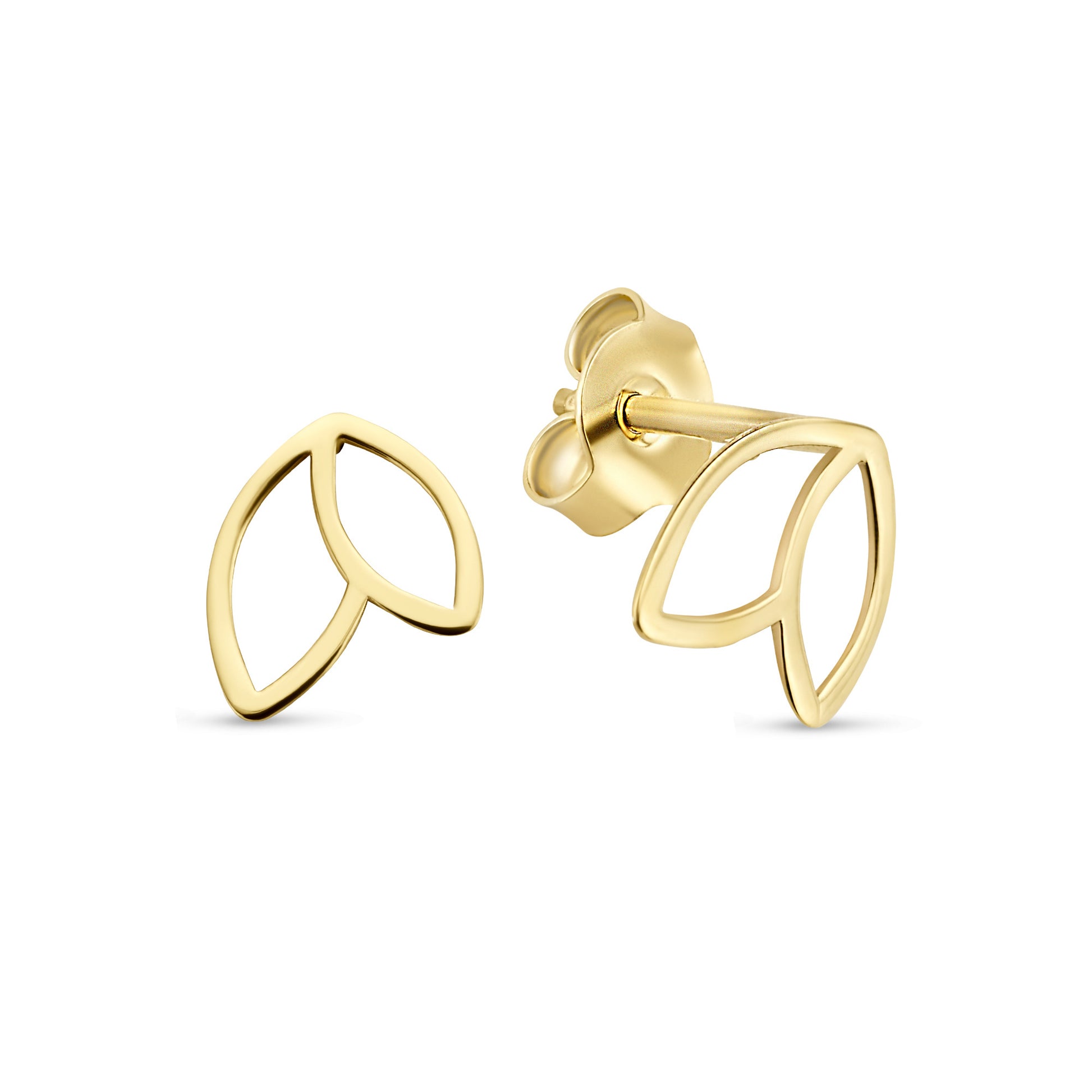 Belleville Noémi 14 karat gold ear studs -  - Isabel Bernard