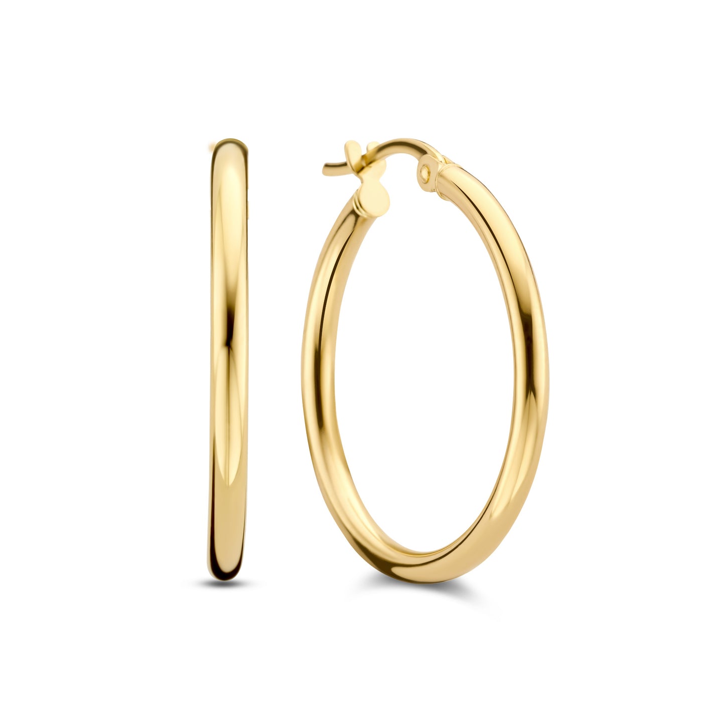 Rivoli Estelle 14 karat gold hoop earrings -  - Isabel Bernard