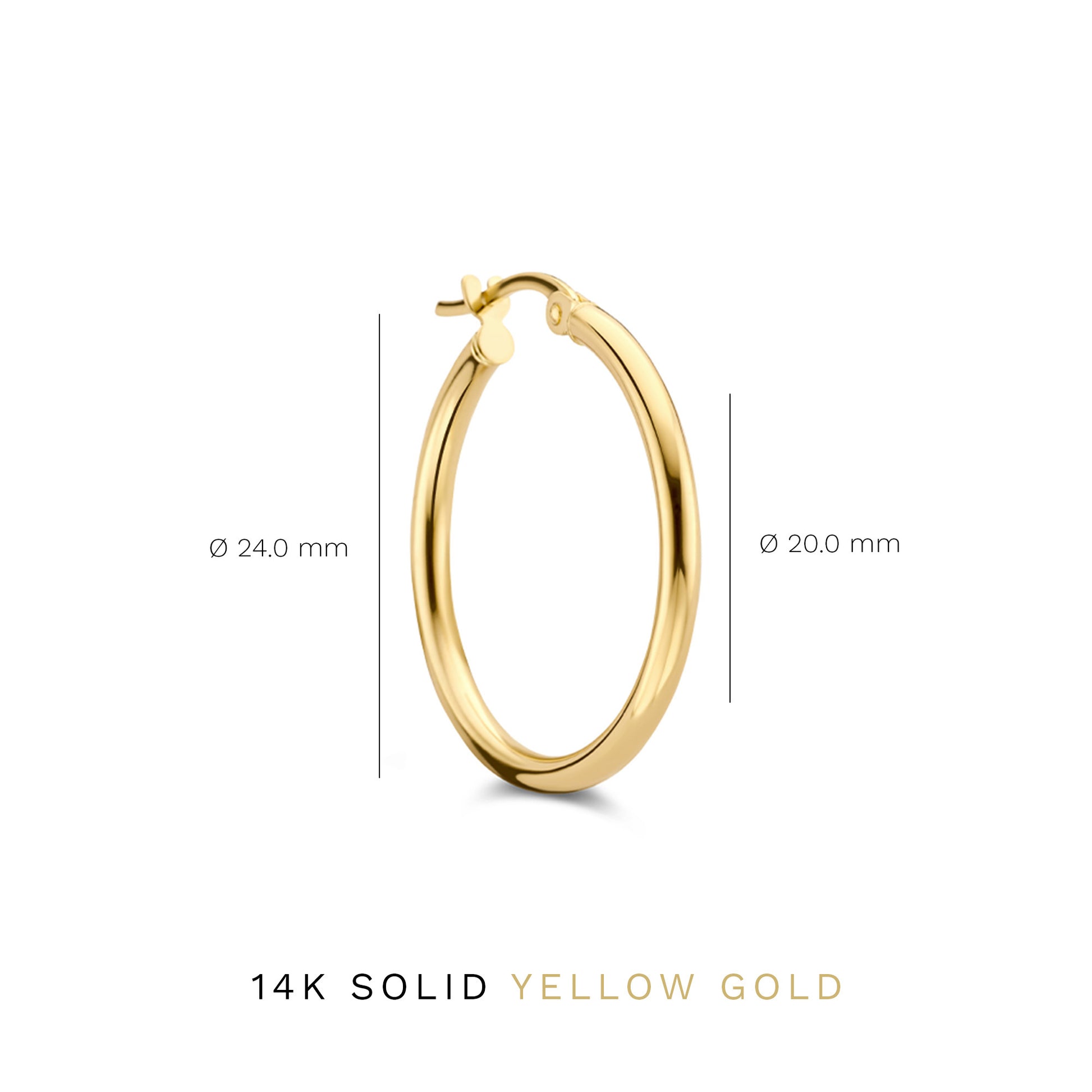 Rivoli Estelle 14 karat gold hoop earrings -  - Isabel Bernard