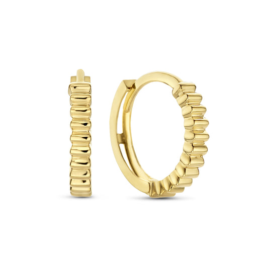 Rivoli Montgallet 14 karat gold hoop earrings -  - Isabel Bernard