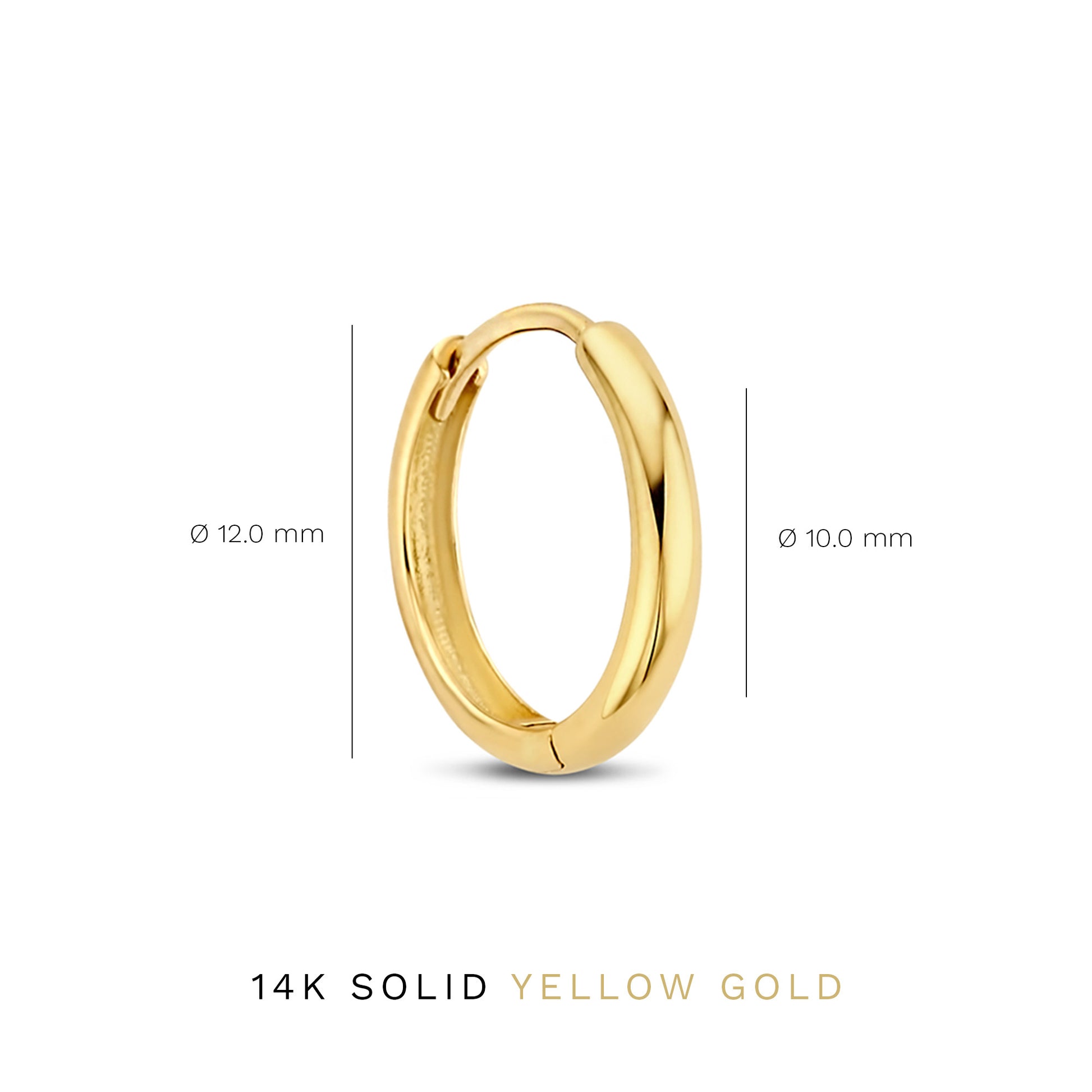 Rivoli Morgane 14 karat gold hoop earrings -  - Isabel Bernard