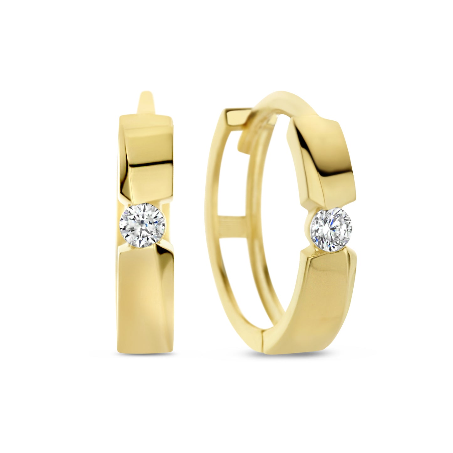 Rivoli Elise 14 karat gold hoop earrings -  - Isabel Bernard