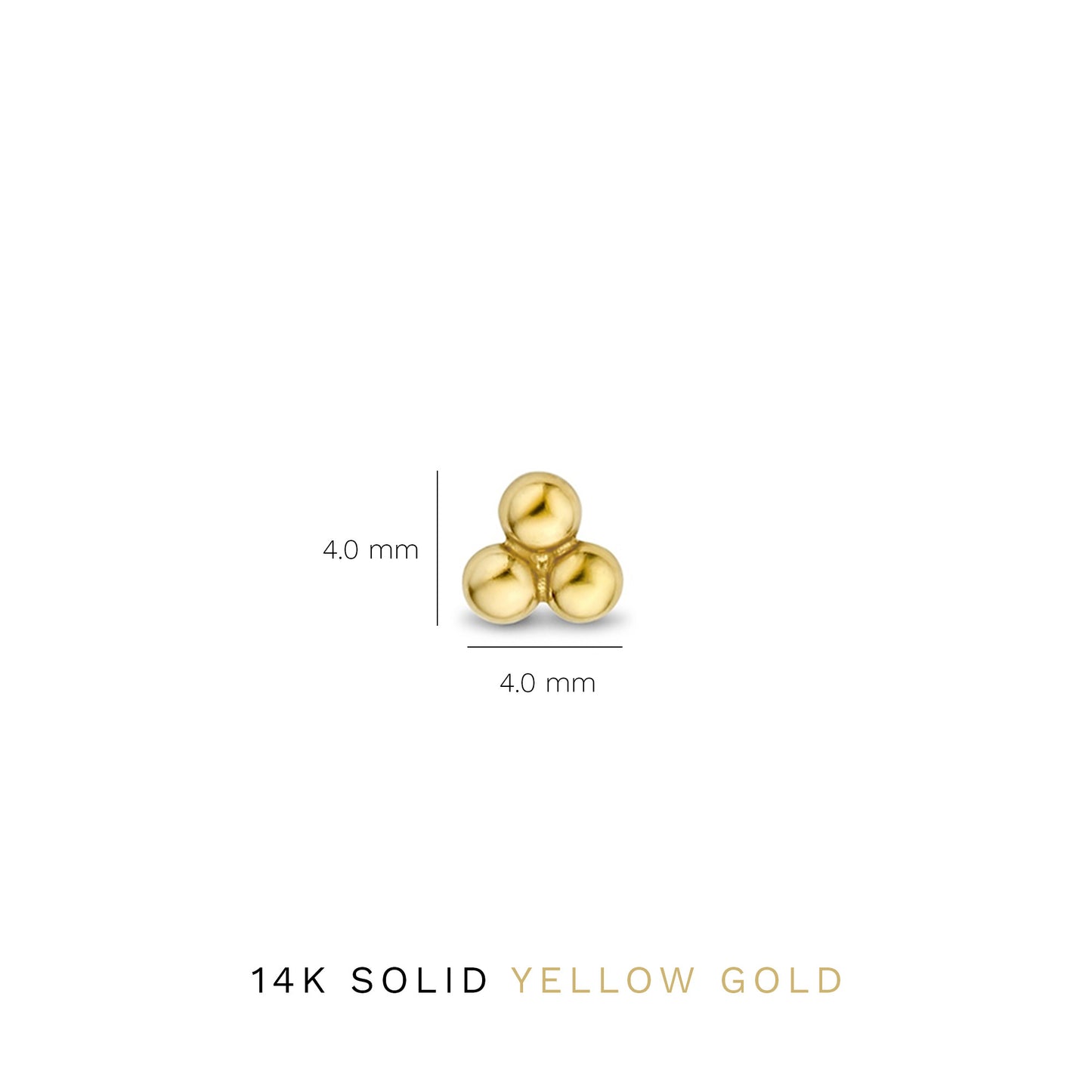 Rivoli Claire 14 karat gold ear studs -  - Isabel Bernard