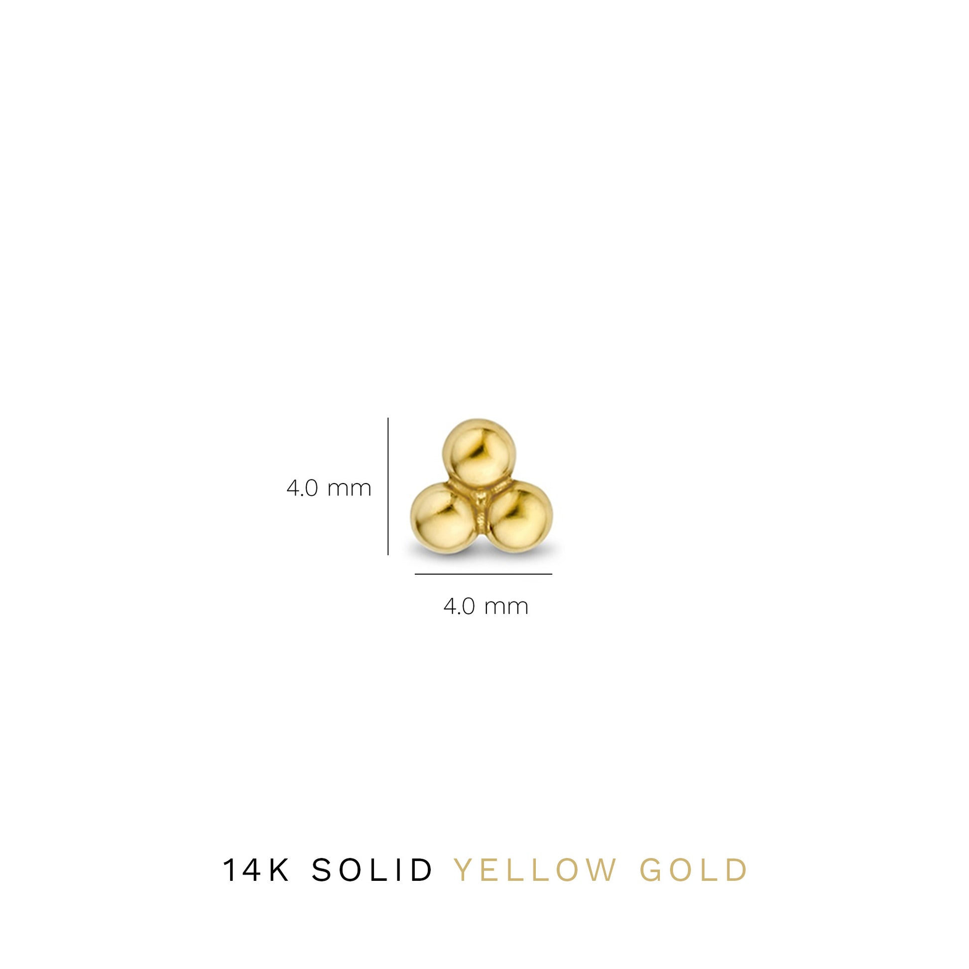 Rivoli Claire 14 karat gold ear studs -  - Isabel Bernard