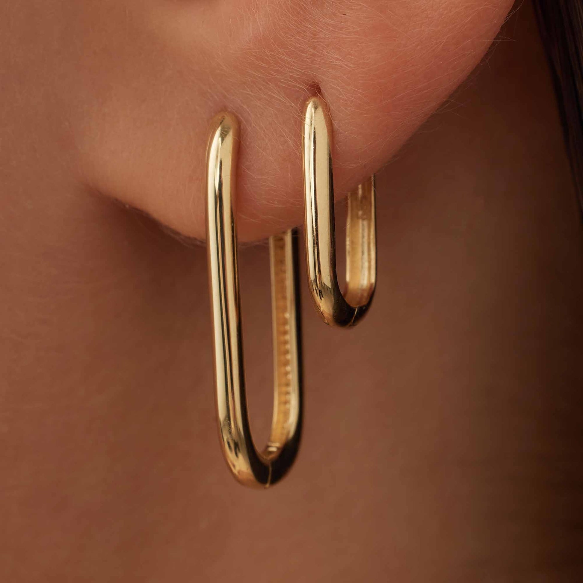 Rivoli Aimée 14 karat gold hoop earrings -  - Isabel Bernard