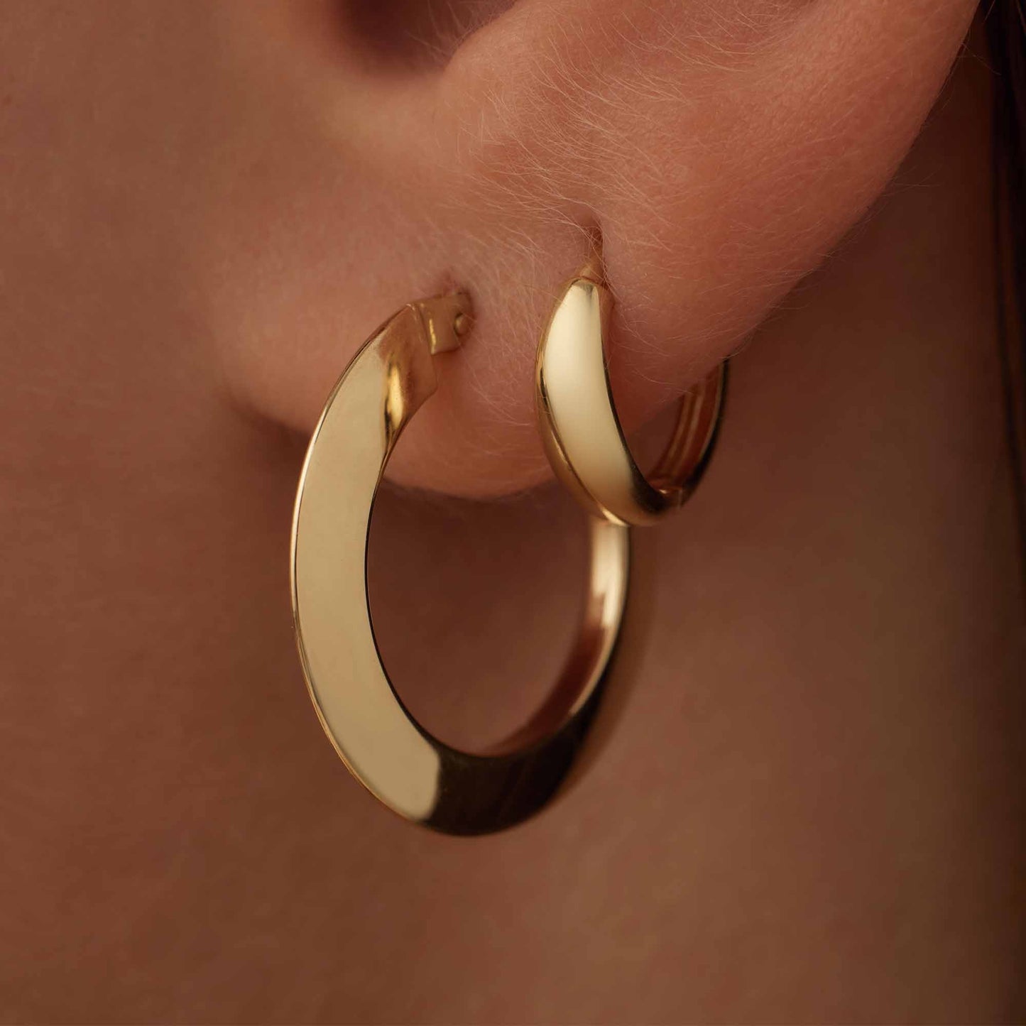 Rivoli Morgane 14 karat gold hoop earrings -  - Isabel Bernard