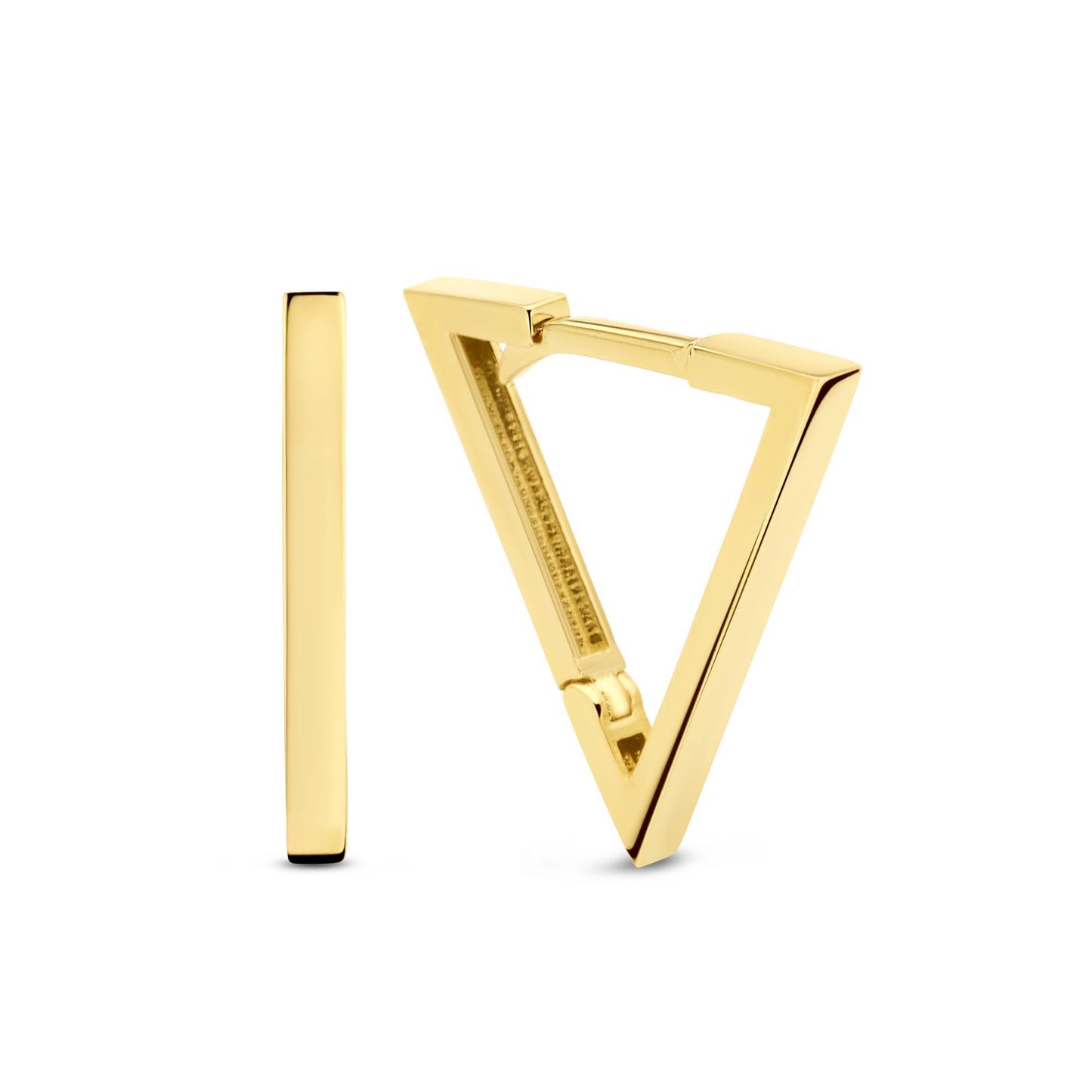 Monceau Jolie 14 karat gold triangle earrings -  - Isabel Bernard