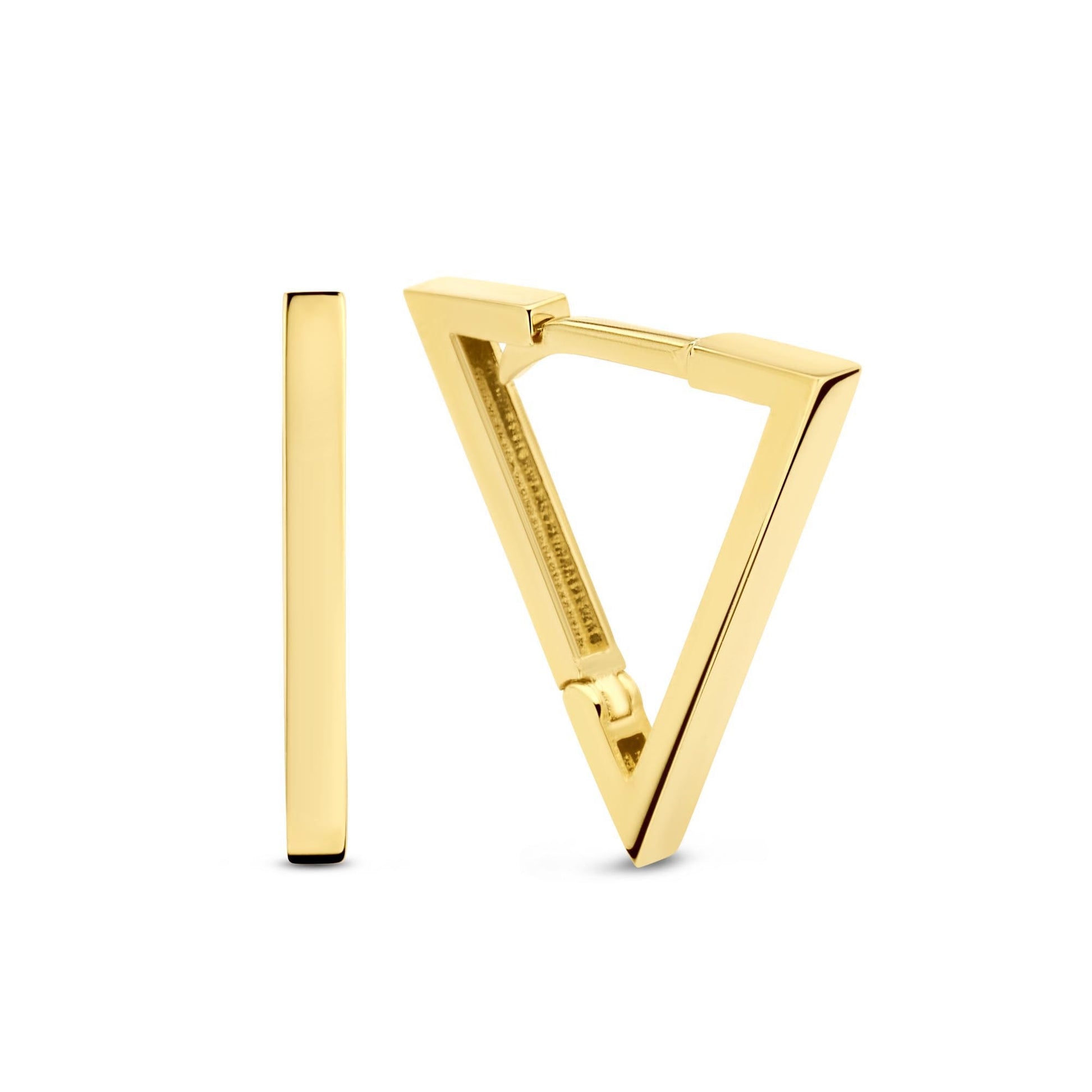 Monceau Jolie 14 karat gold triangle earrings -  - Isabel Bernard