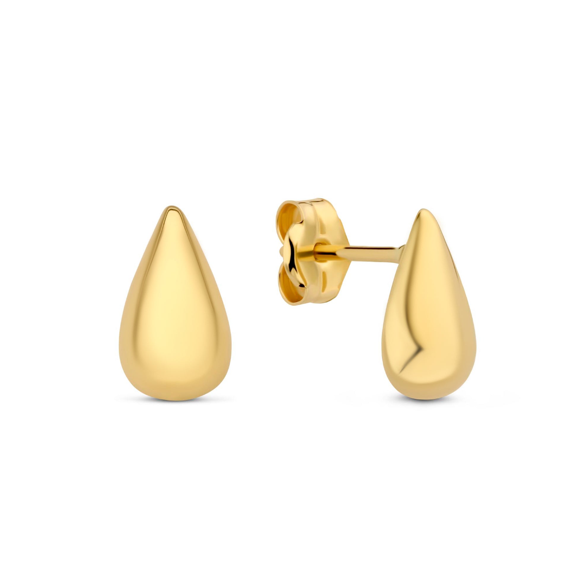 Monceau Séraphine 14 karat gold teardrop ear studs -  - Isabel Bernard