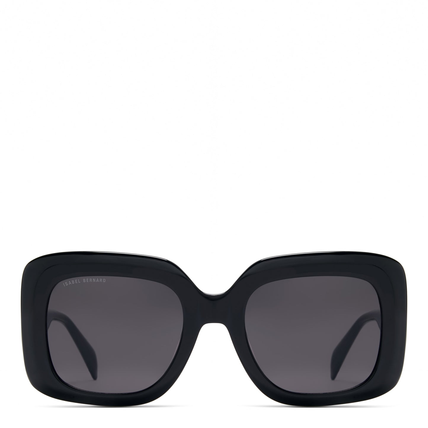 La Villette Rive black square sunglasses with black lenses -  - Isabel Bernard