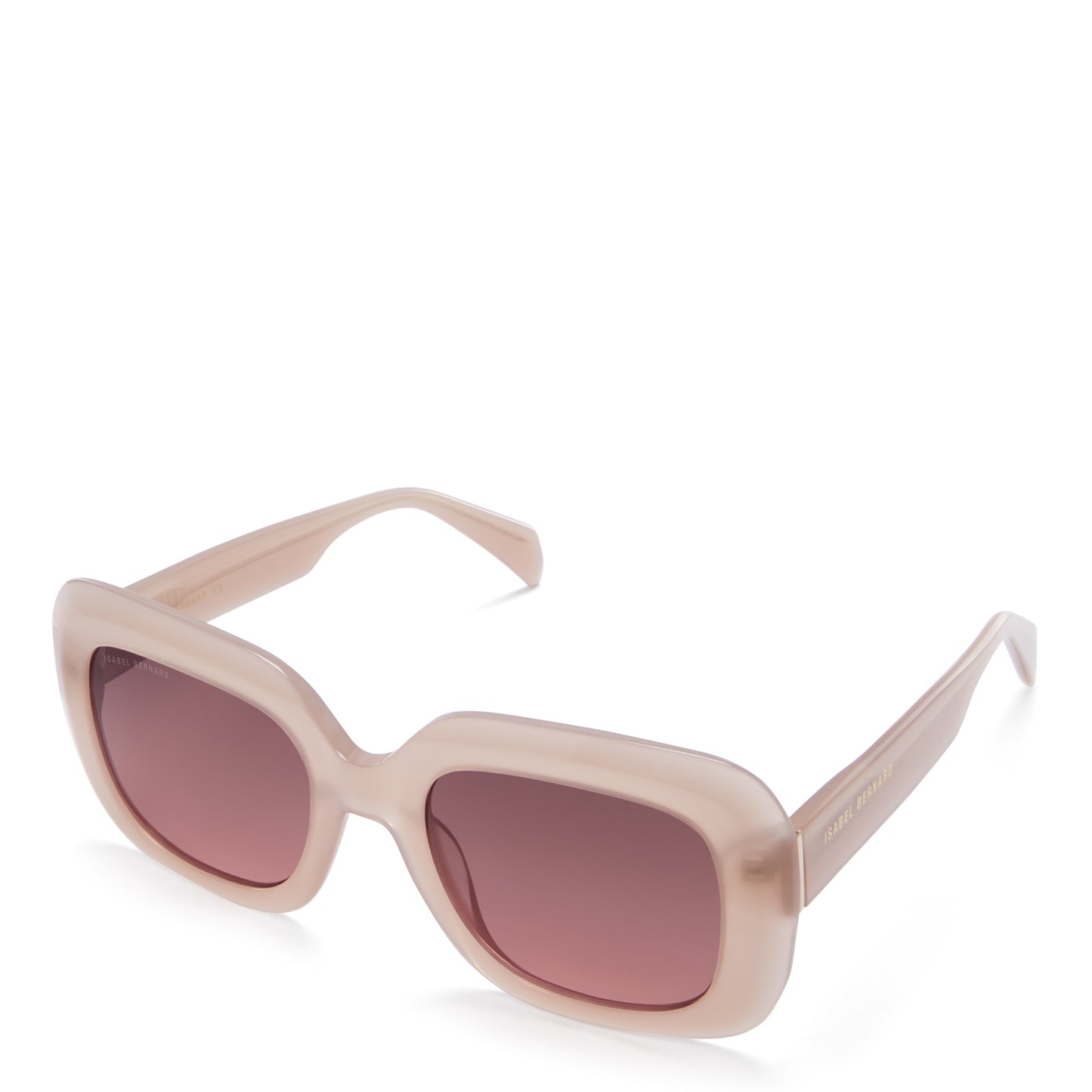 La Villette Rive soft pink square sunglasses -  - Isabel Bernard