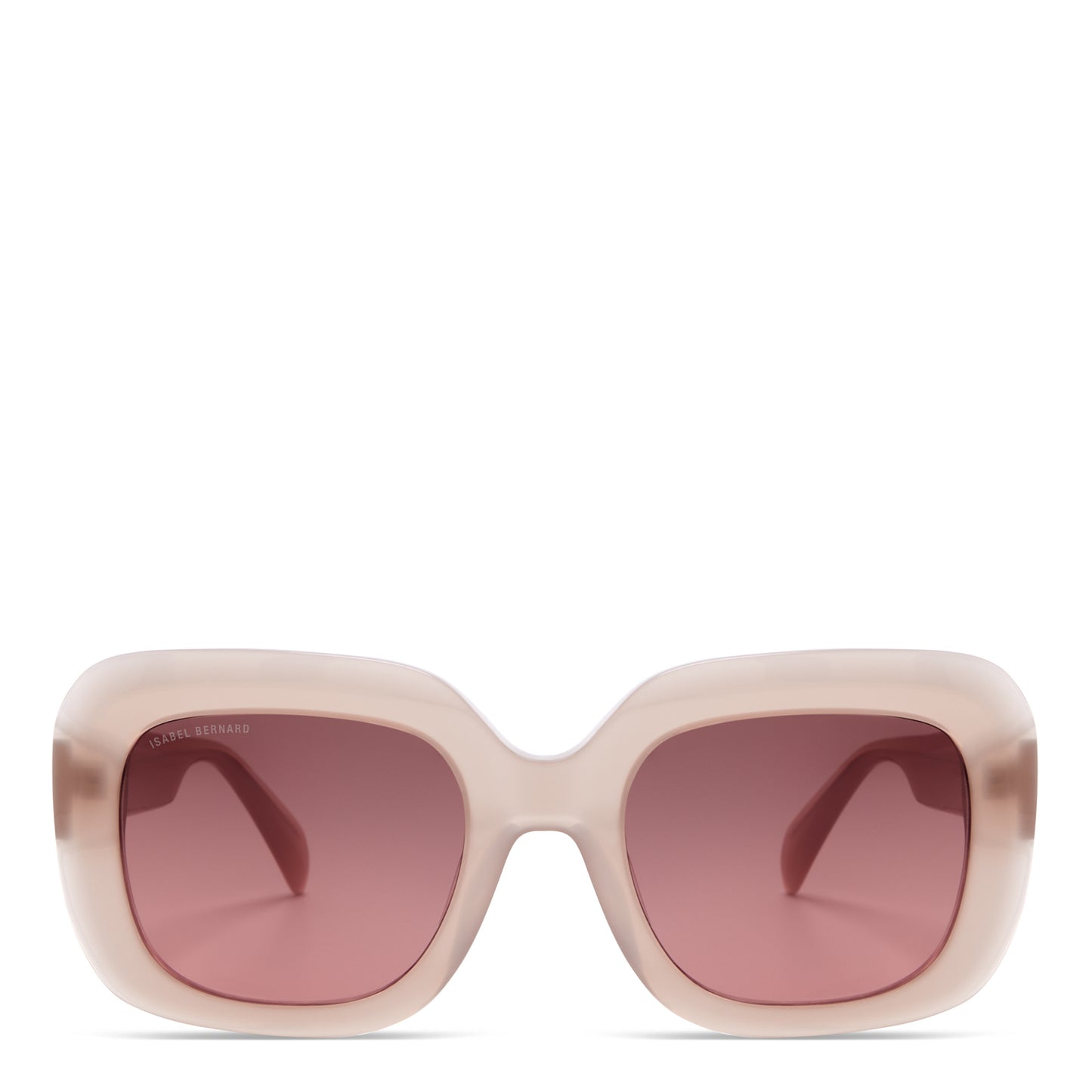 La Villette Rive soft pink square sunglasses -  - Isabel Bernard