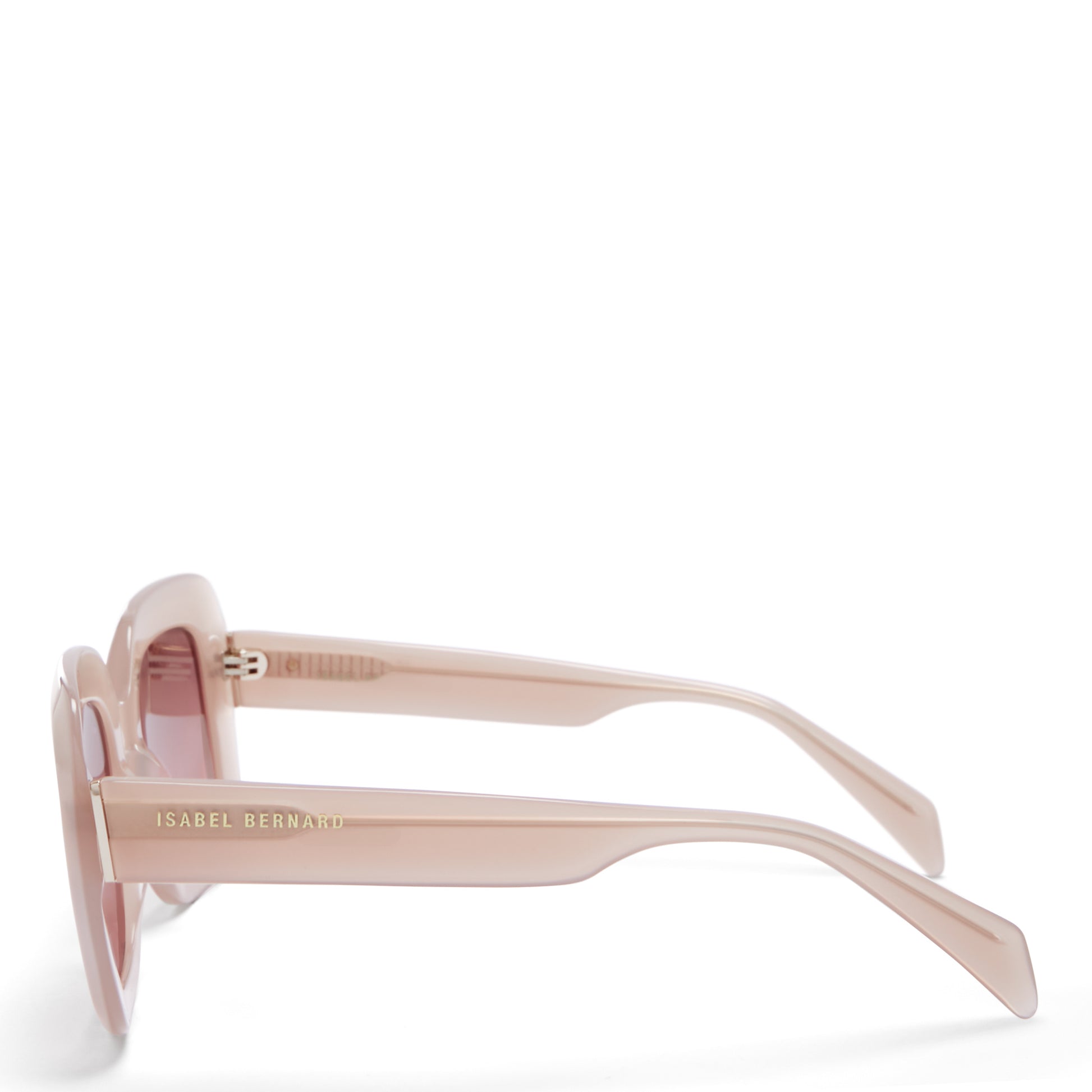 La Villette Rive soft pink square sunglasses -  - Isabel Bernard