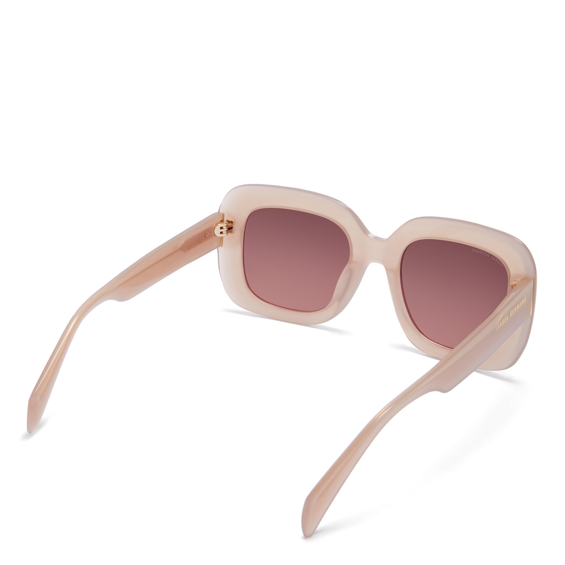 La Villette Rive soft pink square sunglasses -  - Isabel Bernard