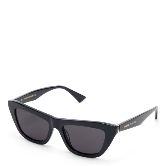 La Villette Roselin black cat eye sunglasses with black lenses -  - Isabel Bernard