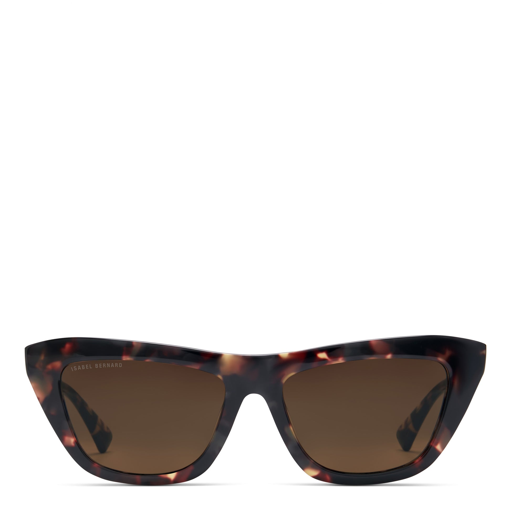 La Villette Roselin brown tortoise cat eye sunglasses with brown lenses -  - Isabel Bernard