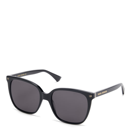 La Villette Raison black square sunglasses with black lenses -  - Isabel Bernard