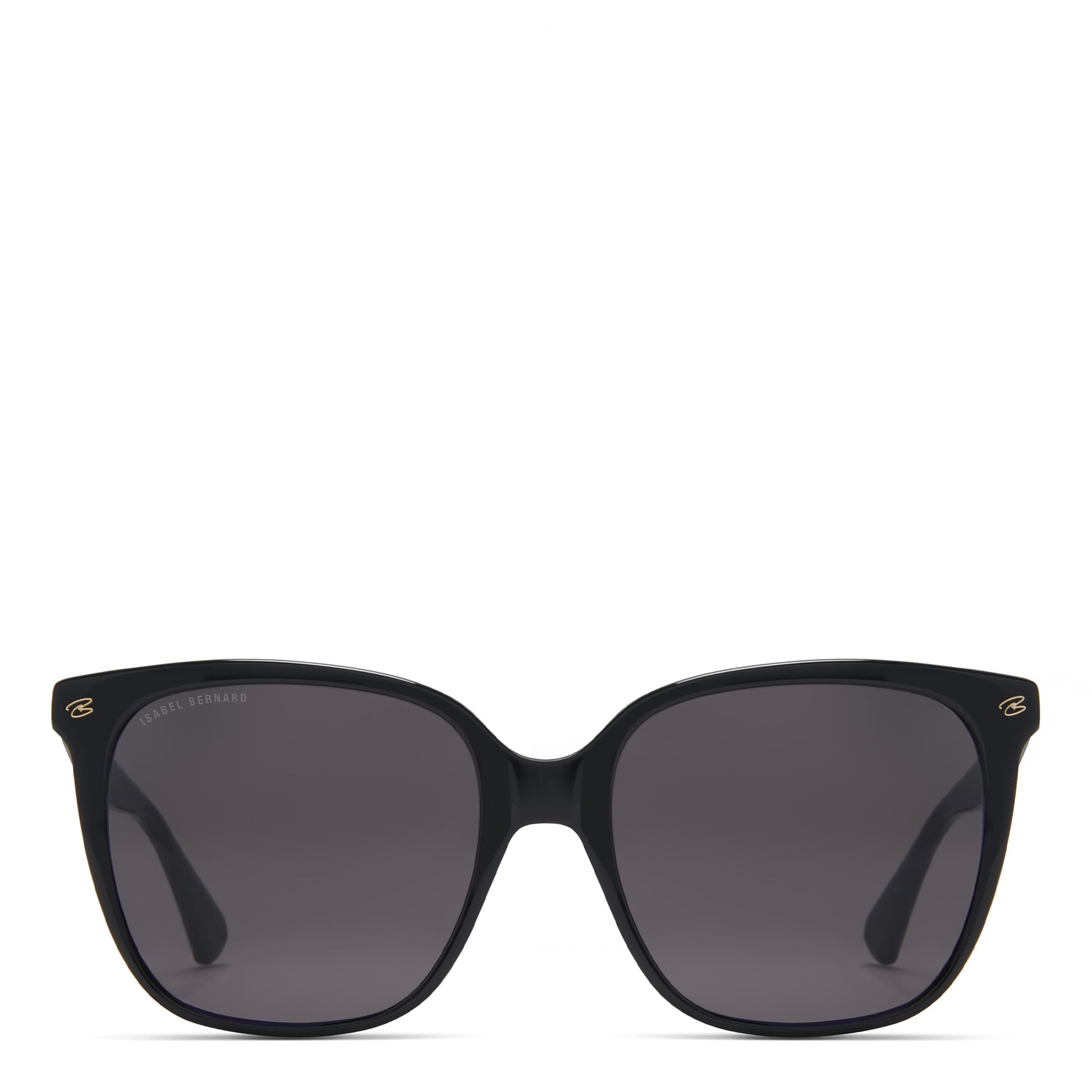 La Villette Raison black square sunglasses with black lenses -  - Isabel Bernard