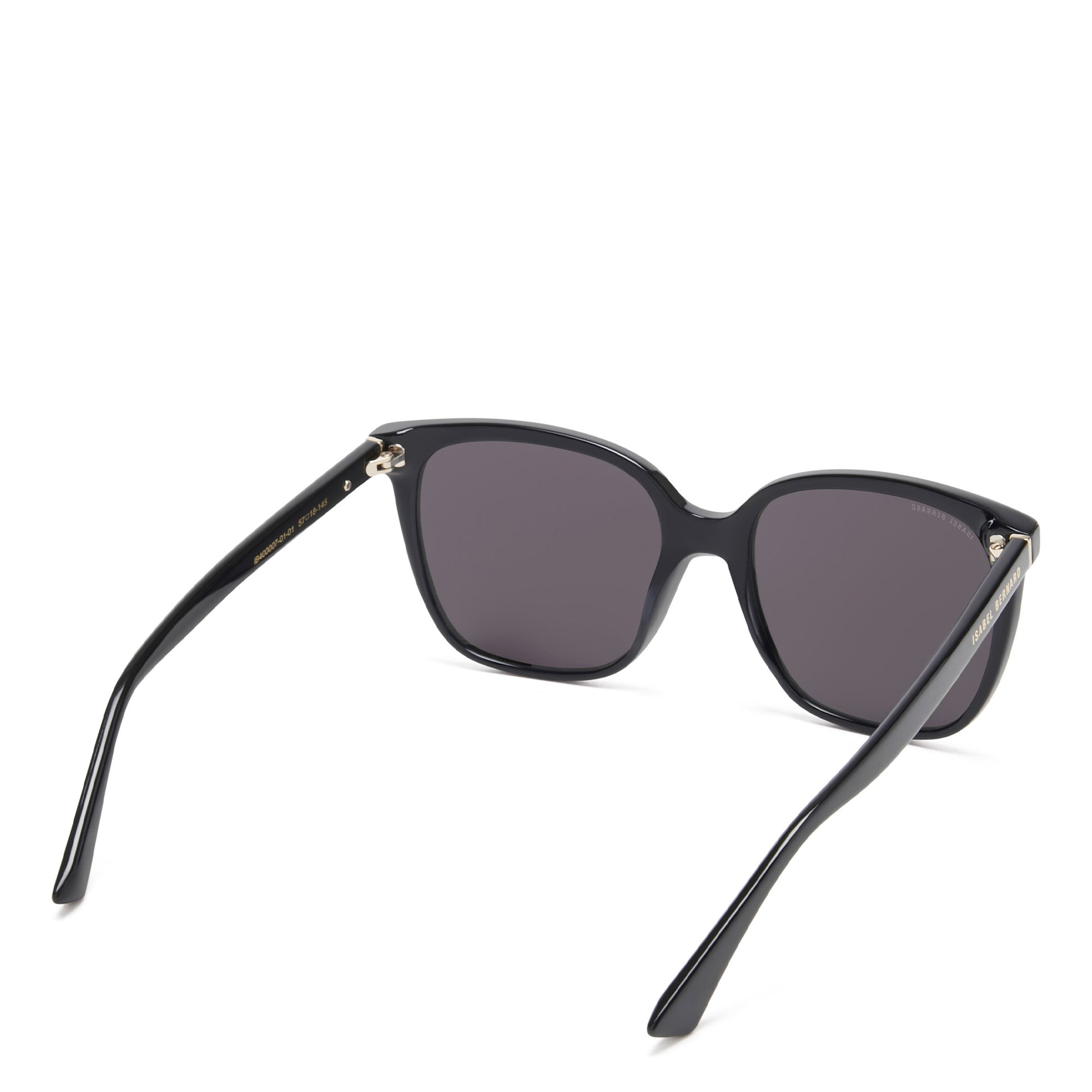 La Villette Raison black square sunglasses with black lenses -  - Isabel Bernard