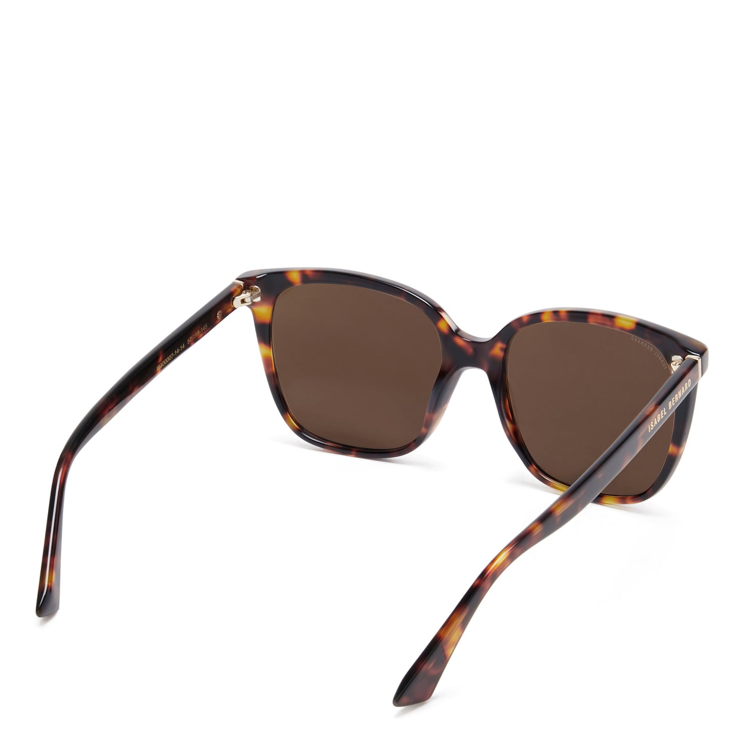 La Villette Raison brown tortoise square sunglasses with brown lenses -  - Isabel Bernard