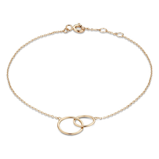 La Concorde Loulou 14 karat rose gold bracelet with circles -  - Isabel Bernard