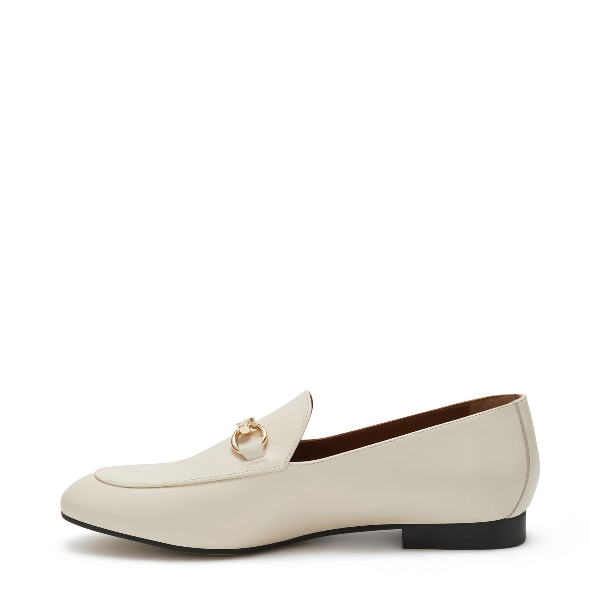 Vendôme Fleur beige calfskin leather loafers -  - Isabel Bernard