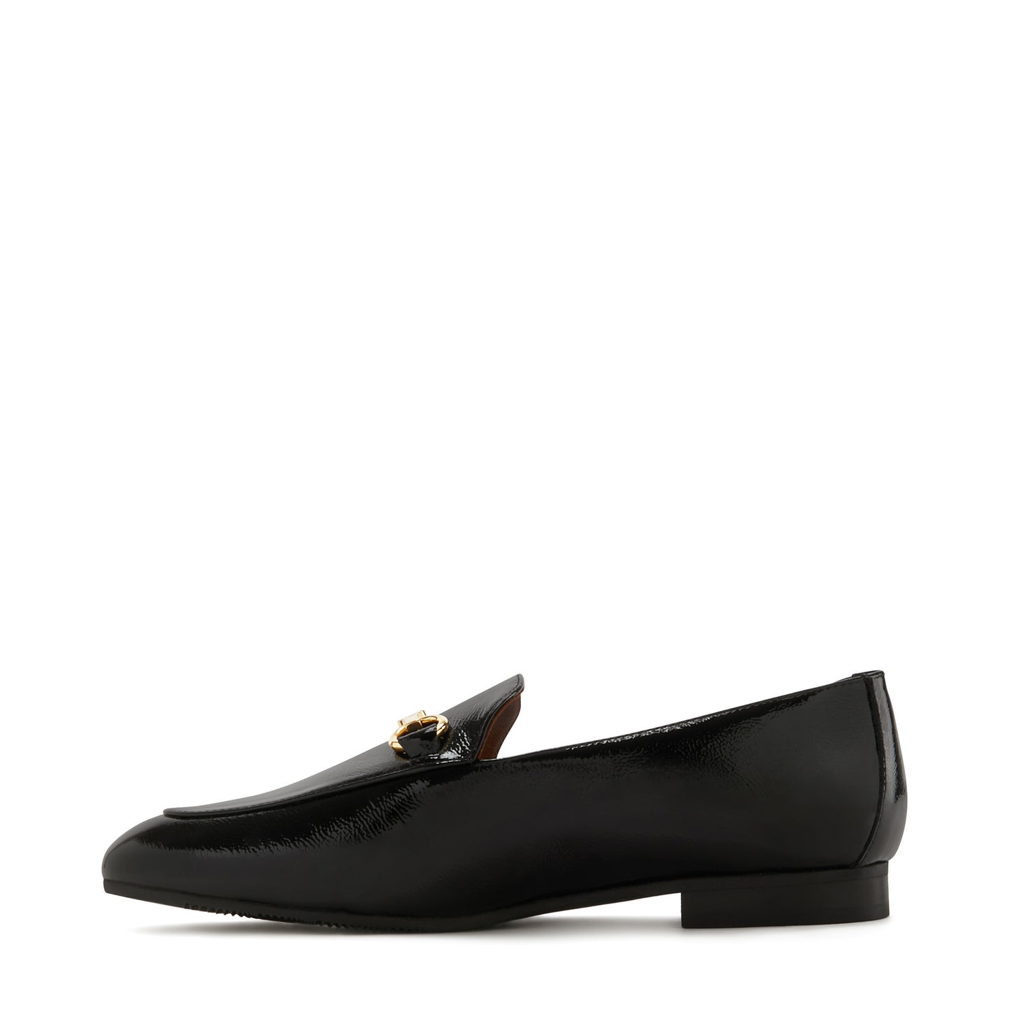 Vendôme Fleur black calfskin patent leather loafers -  - Isabel Bernard