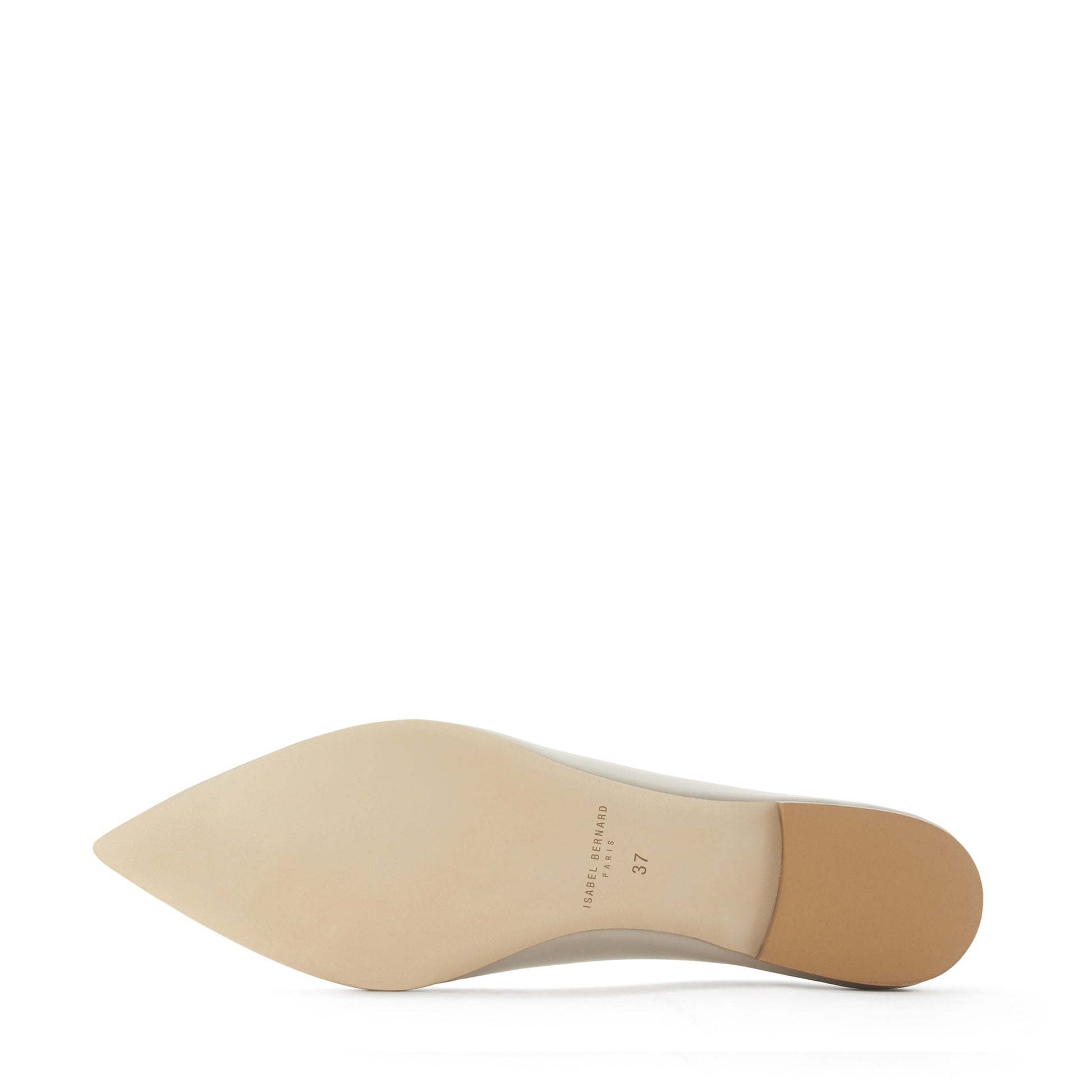 Vendôme Elita taupe calfskin leather ballerinas -  - Isabel Bernard