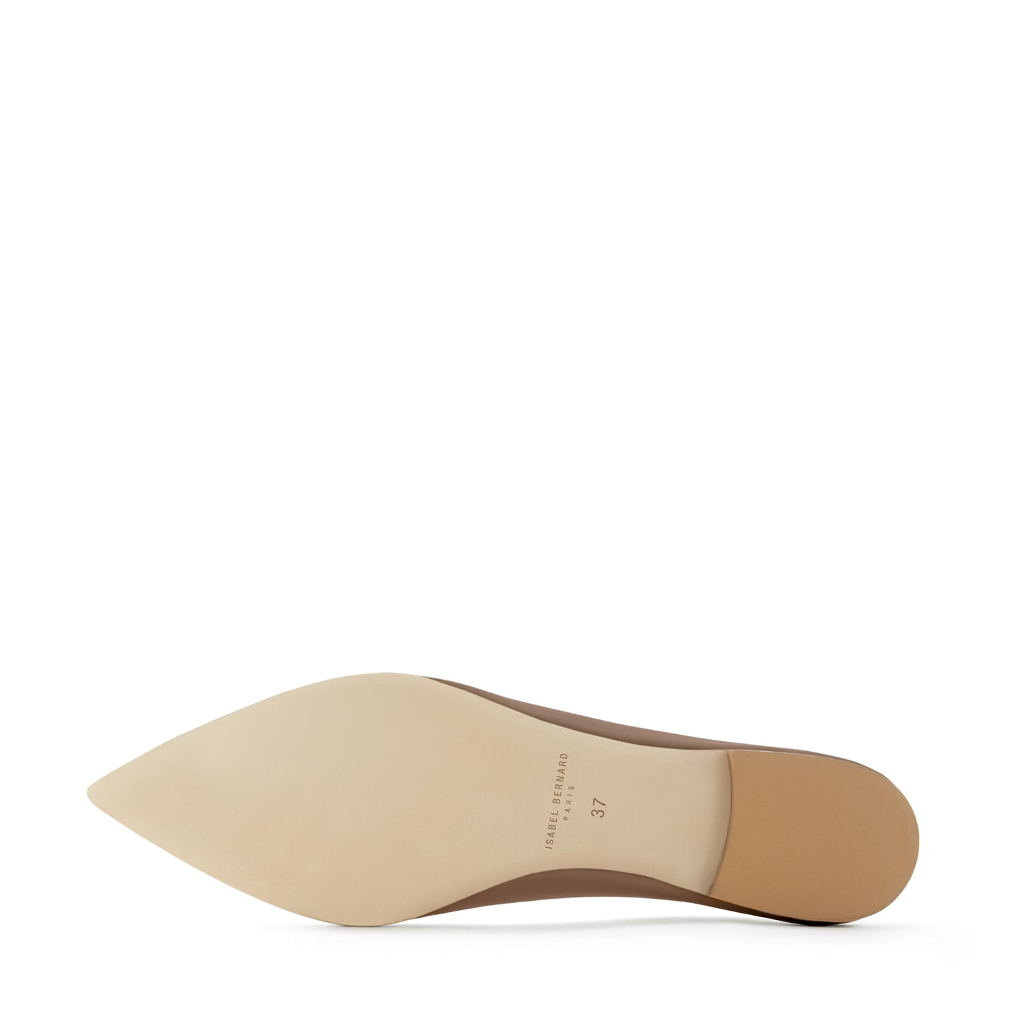 Vendôme Elita taupe calfskin leather ballerinas - - Isabel Bernard