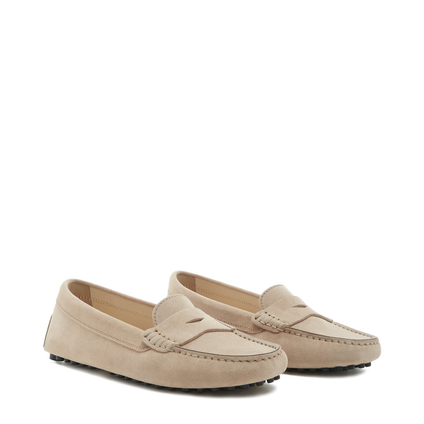 Vendôme Marie beige suede moccasins -  - Isabel Bernard