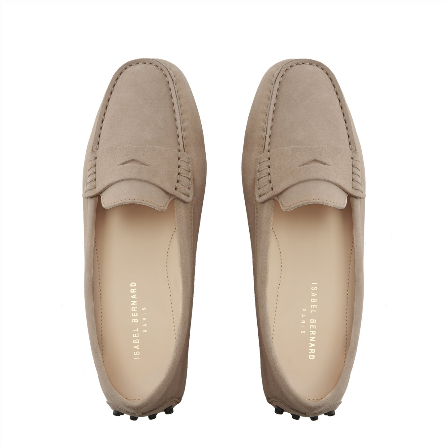 Vendôme Marie beige suede moccasins -  - Isabel Bernard