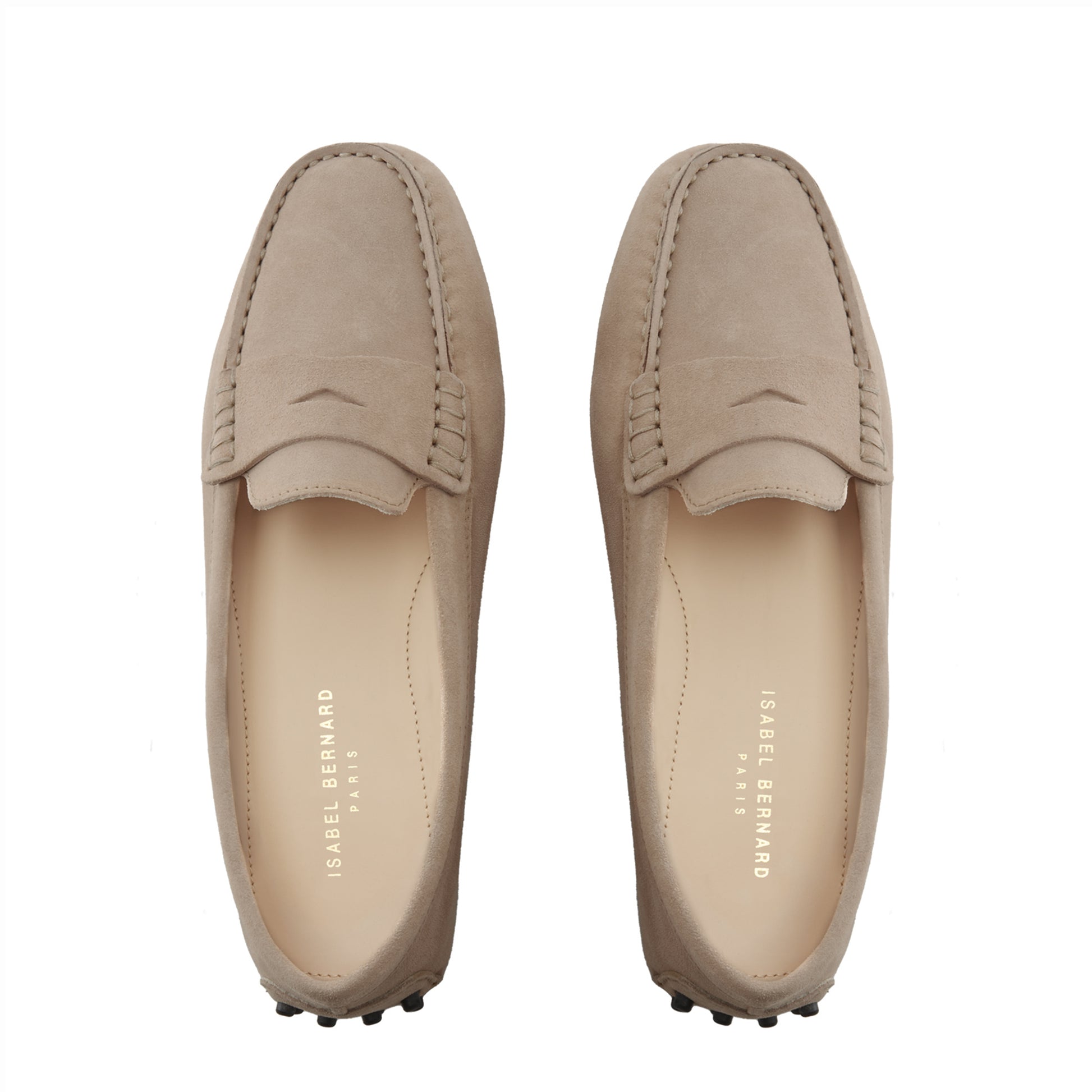 Vendôme Marie beige suede moccasins -  - Isabel Bernard